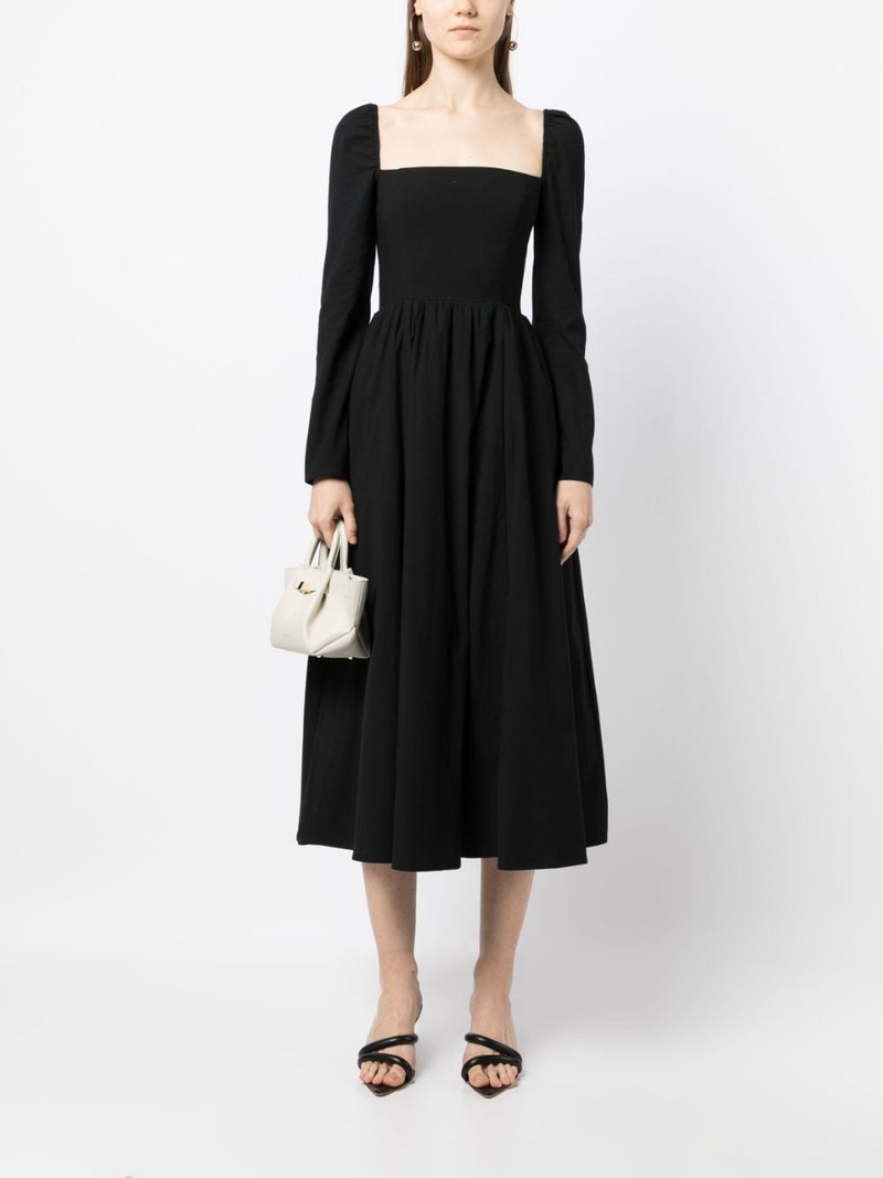 Reformation Elly square-neck midi dress outlook