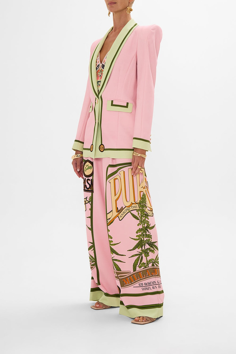 PEAKED SHOULDER BLAZER 4