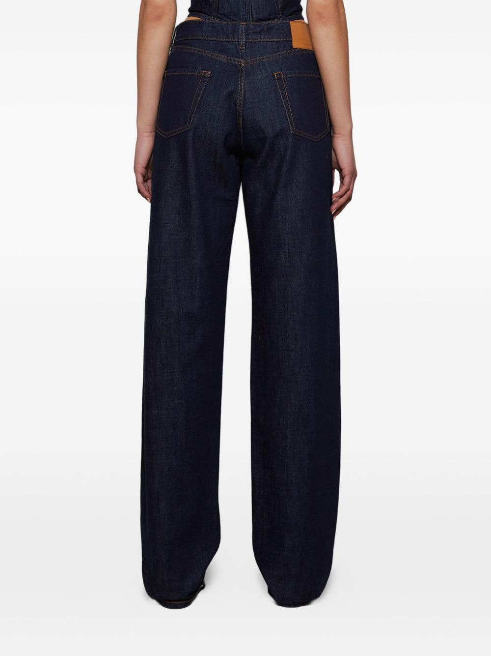logo-patch jeans - 5