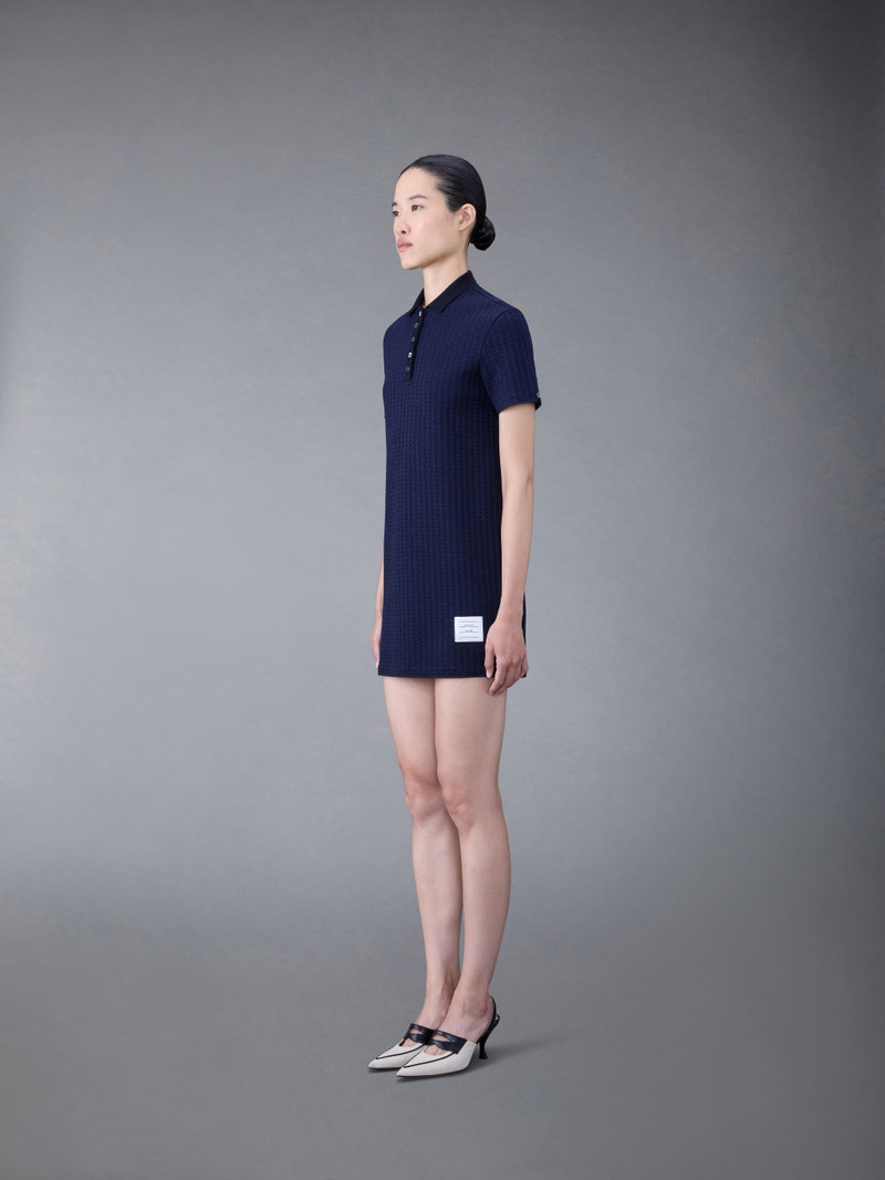 Thom Browne checked jacquard polo minidress outlook