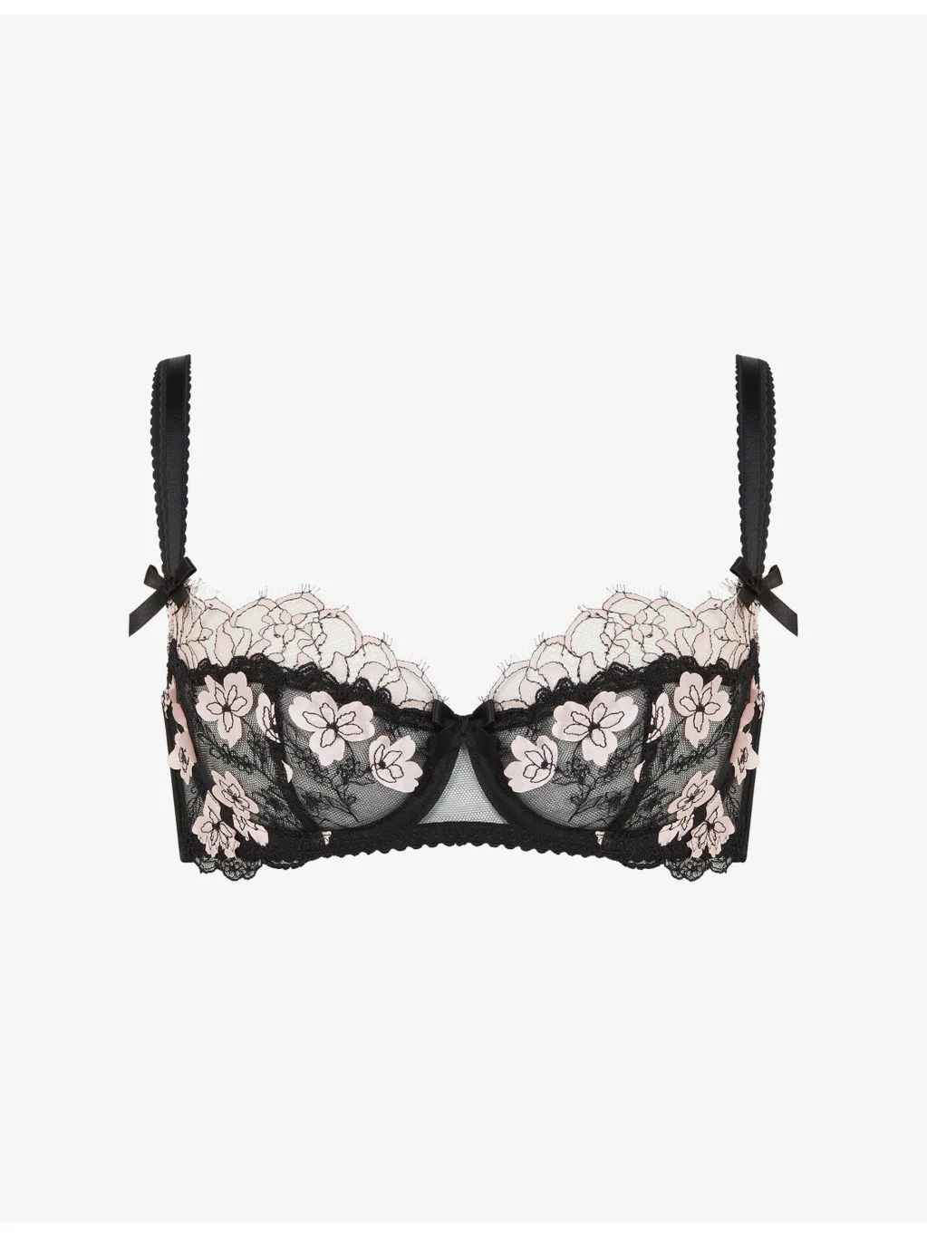 Andiee Underwired Floral Lace Bra - 1