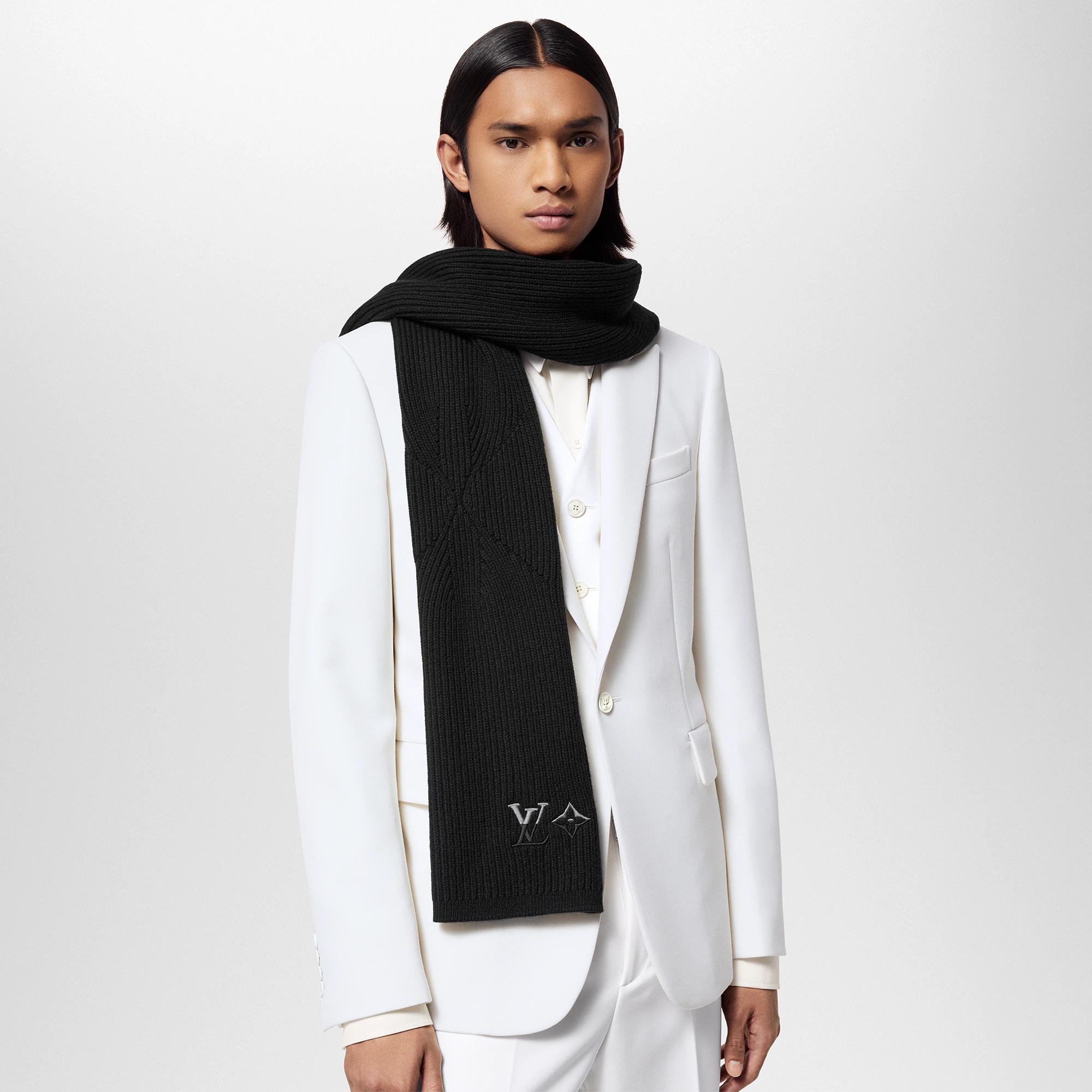 LV Dual Knit Scarf - 4
