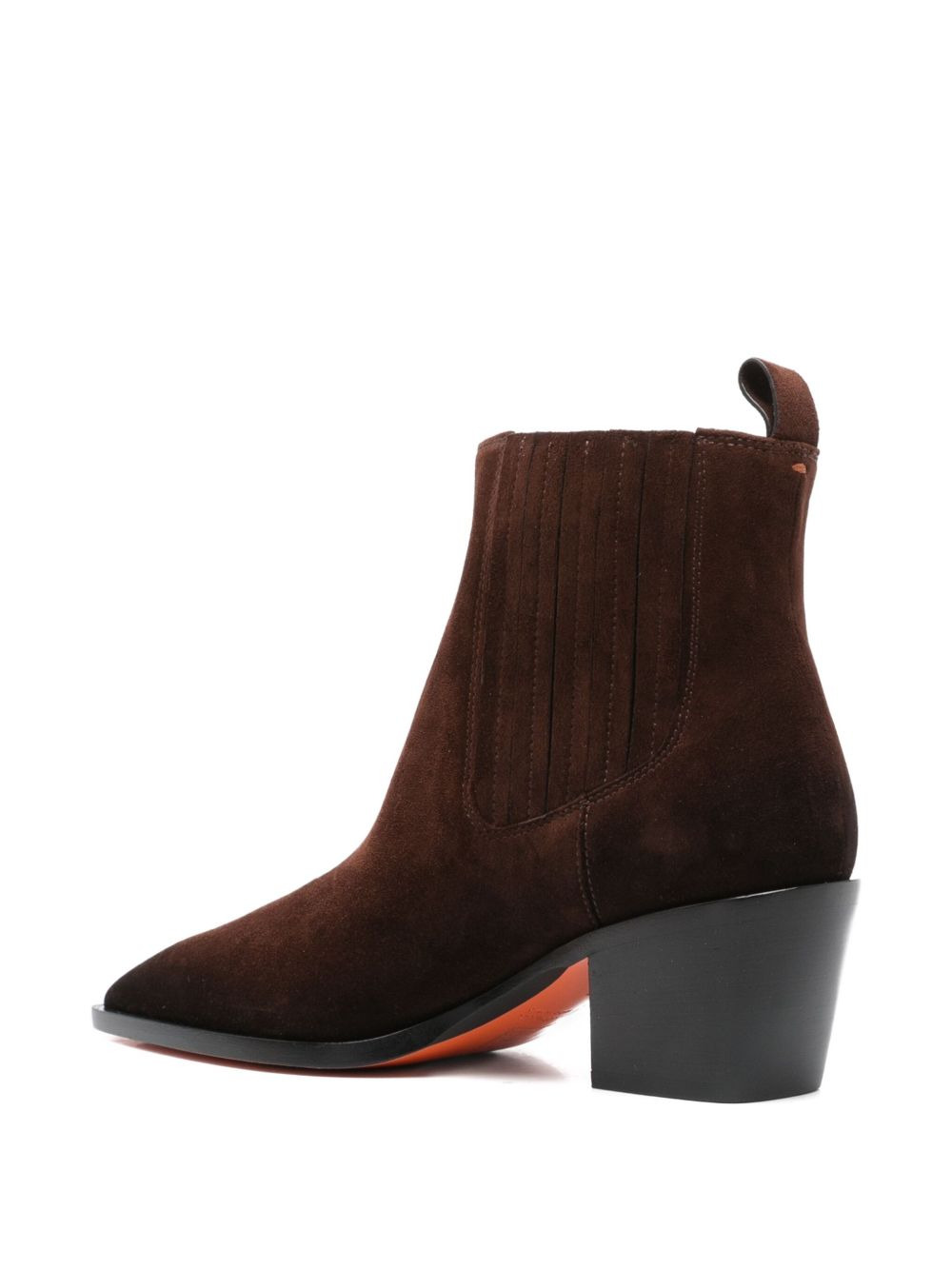 60mm pointed-toe block-heel boots - 3
