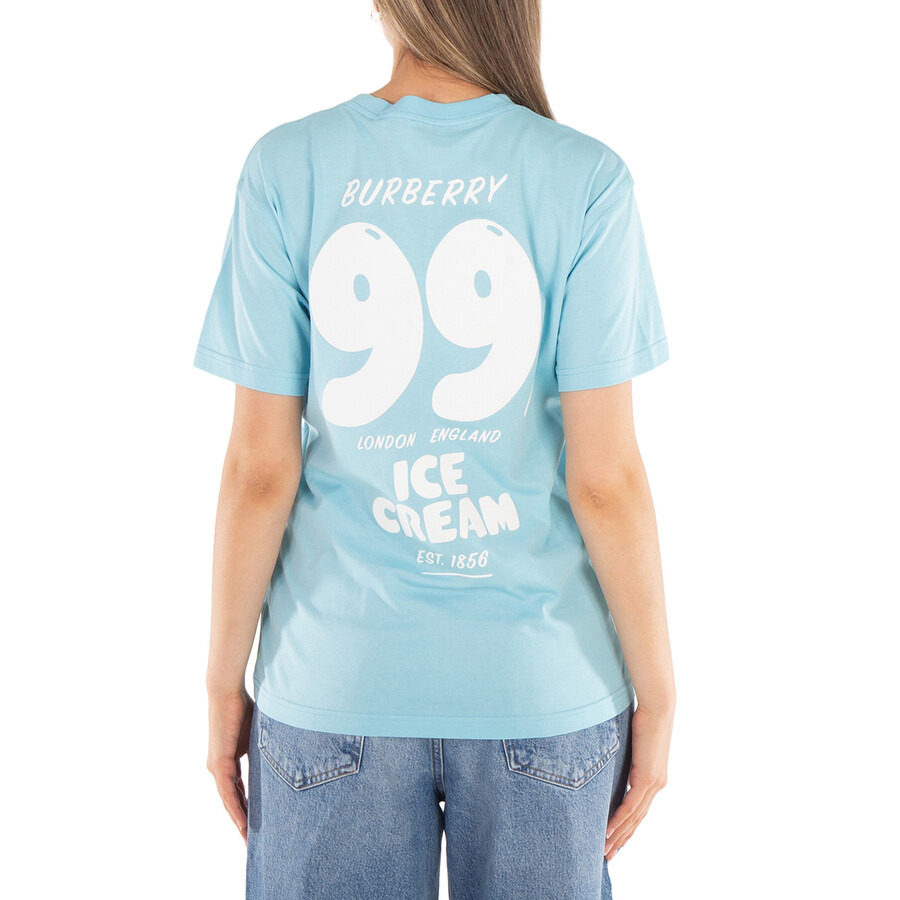 Burberry Ice Cream Graphic Design Cotton T Shirt - 3