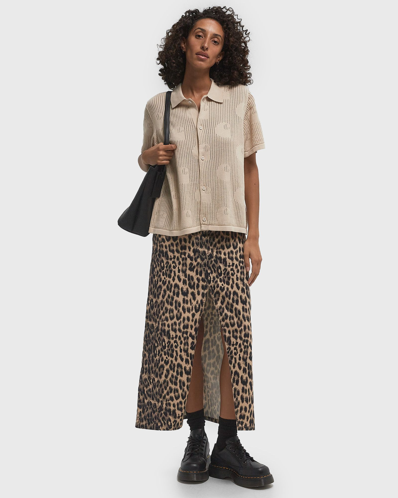 W‚Äô S/S Temple Knit Shirt - 2