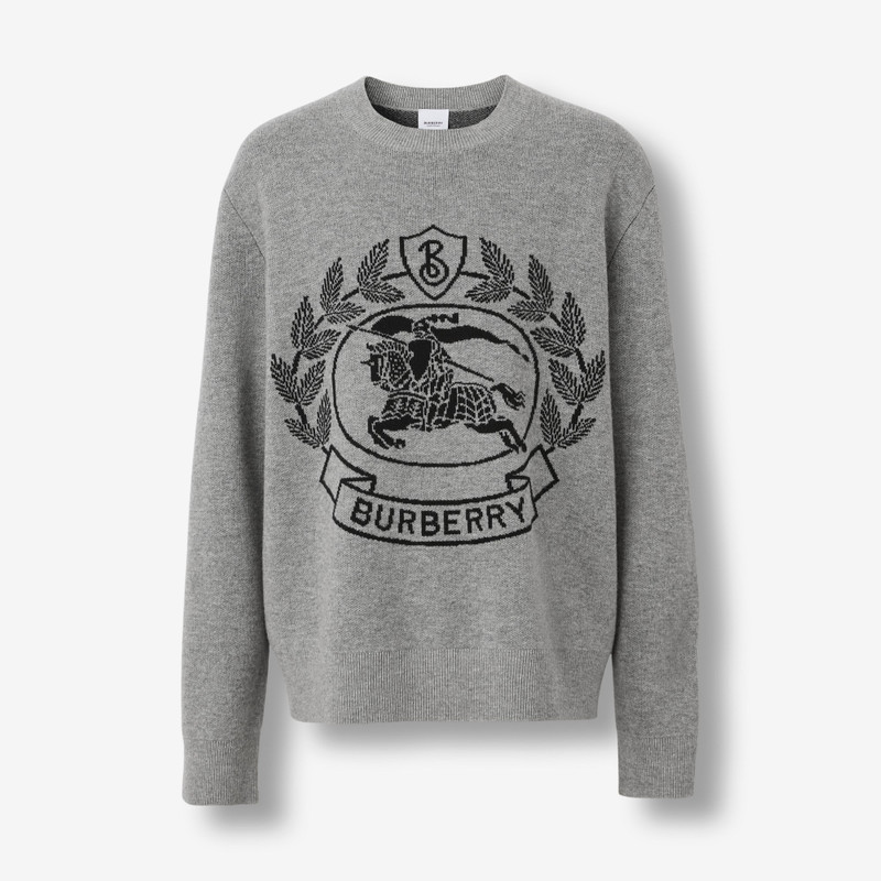 EKD Wool Jacquard Oversized Sweater 1
