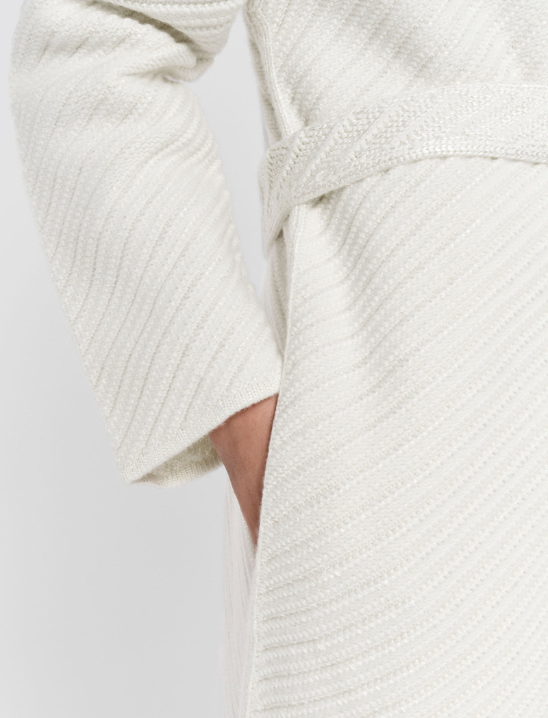 Diagonal Knit Coat 6