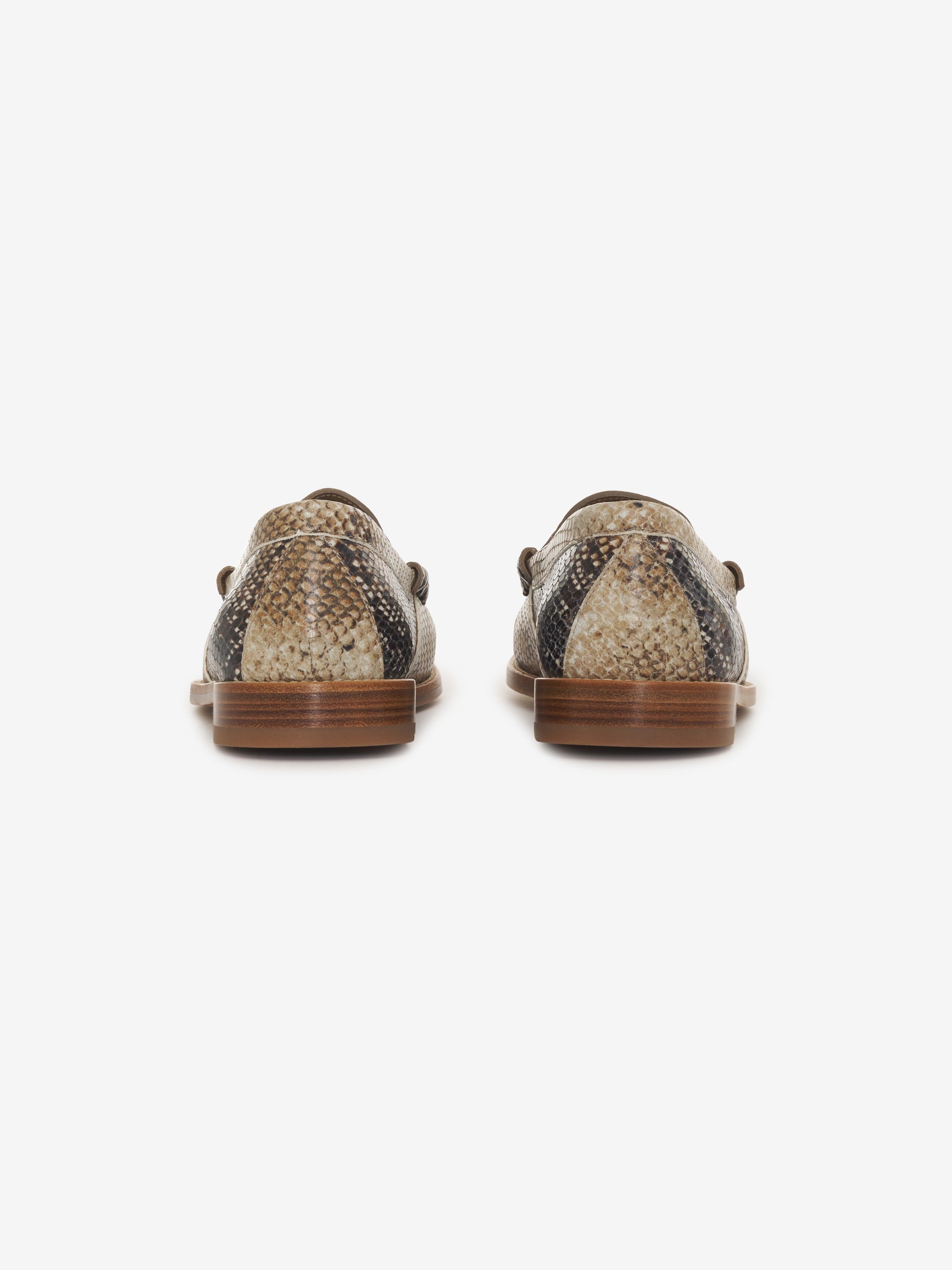 SNAKESKIN SLIP ON LOAFER - 4