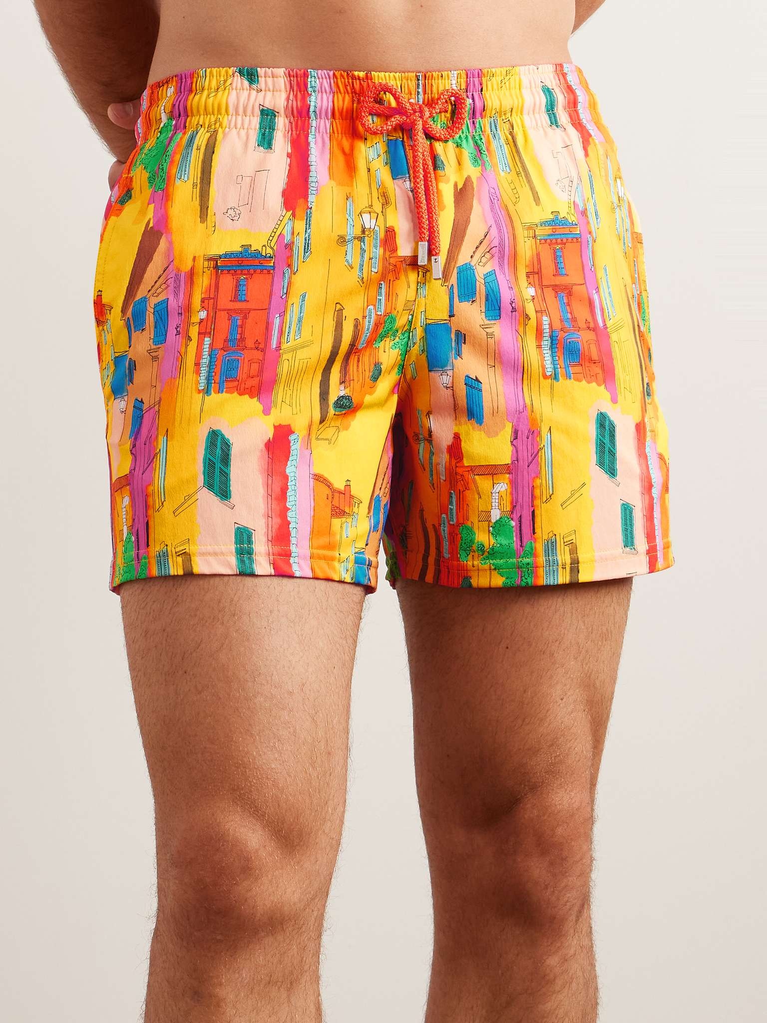 Moorise Straight-Leg Mid-Length Printed Recycled Swim Shorts - 2
