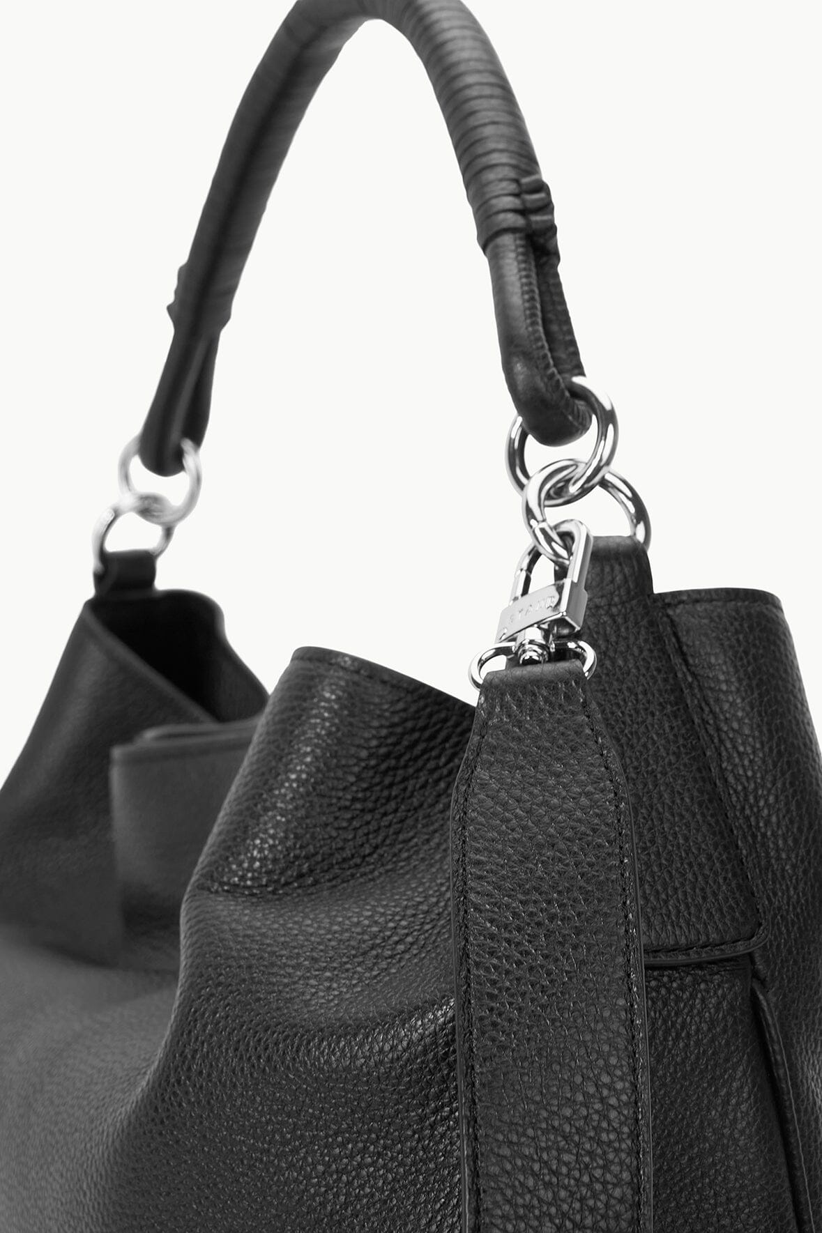 STAUD PERRY HOBO BLACK - 7