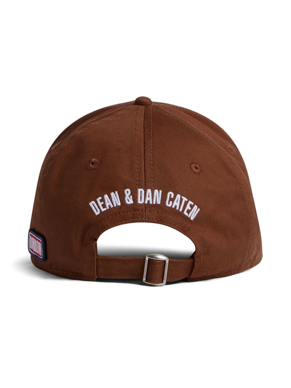embroidered-logo cotton baseball cap - 2