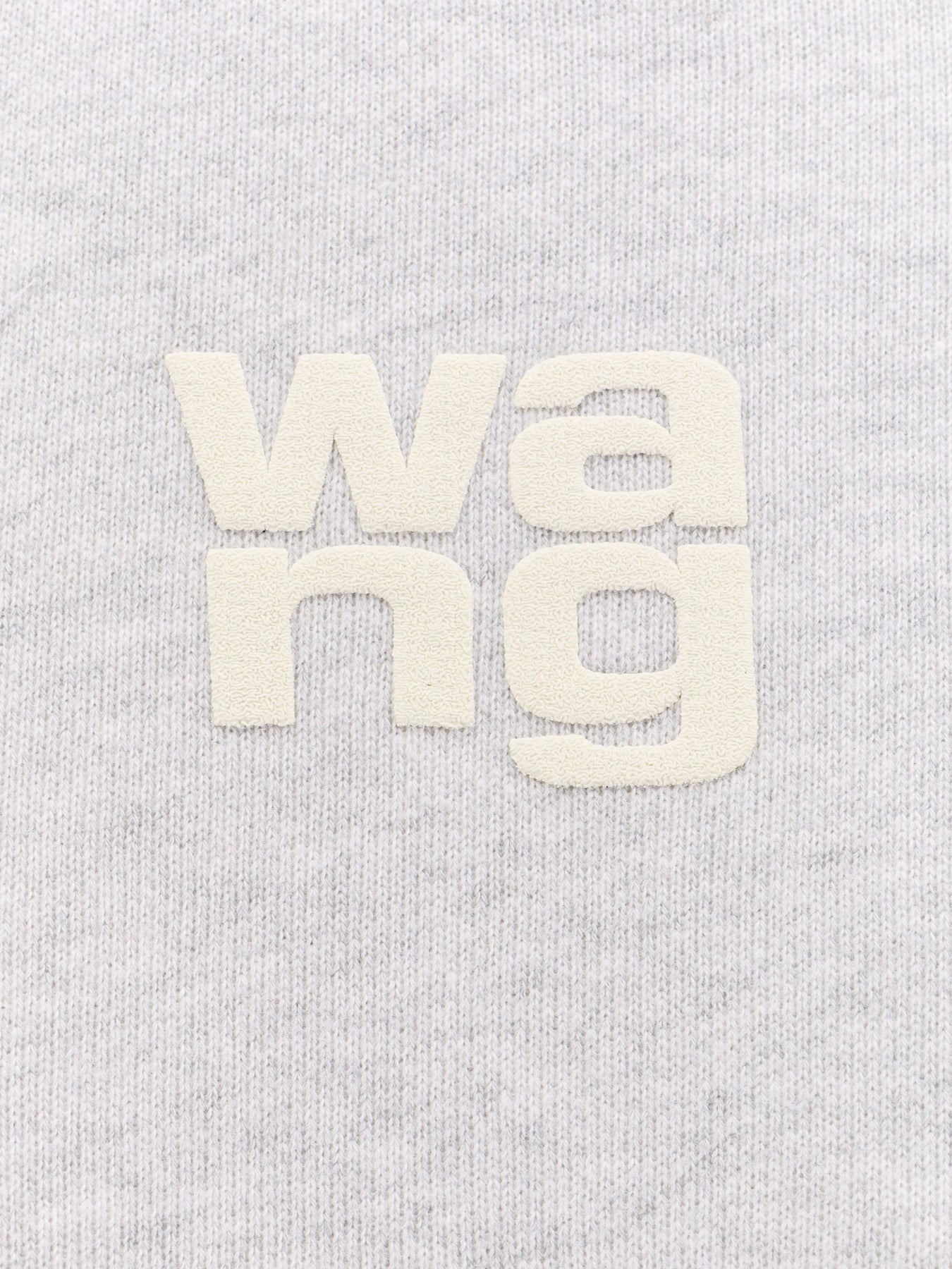 Cotton sweatshirt with Wang print - 3