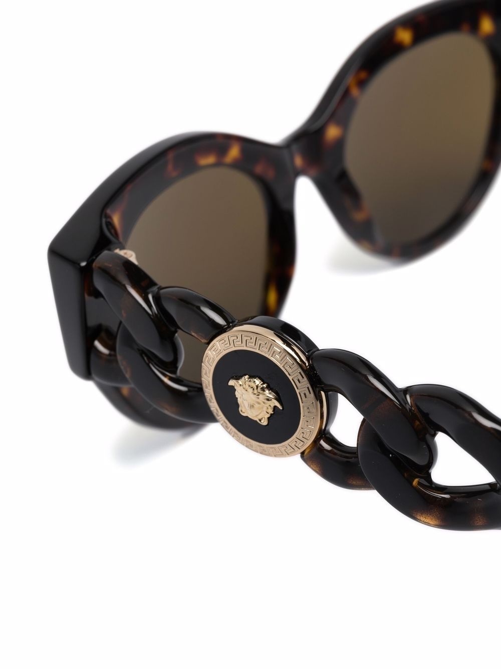 chain sculpted sunglasses - 3