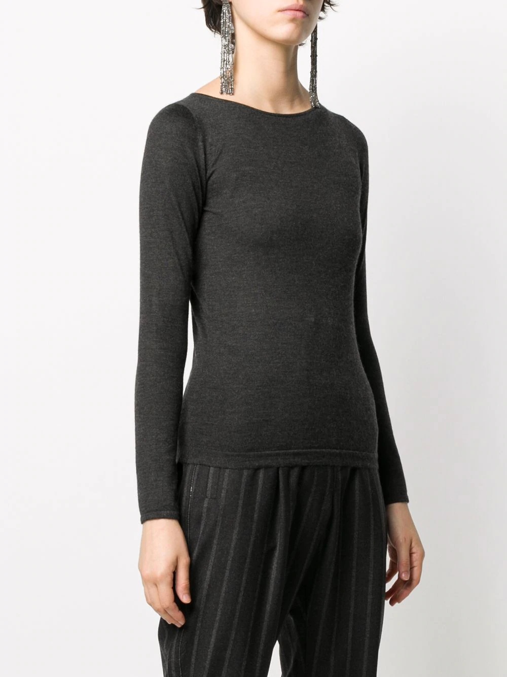 fine knit jumper - 3