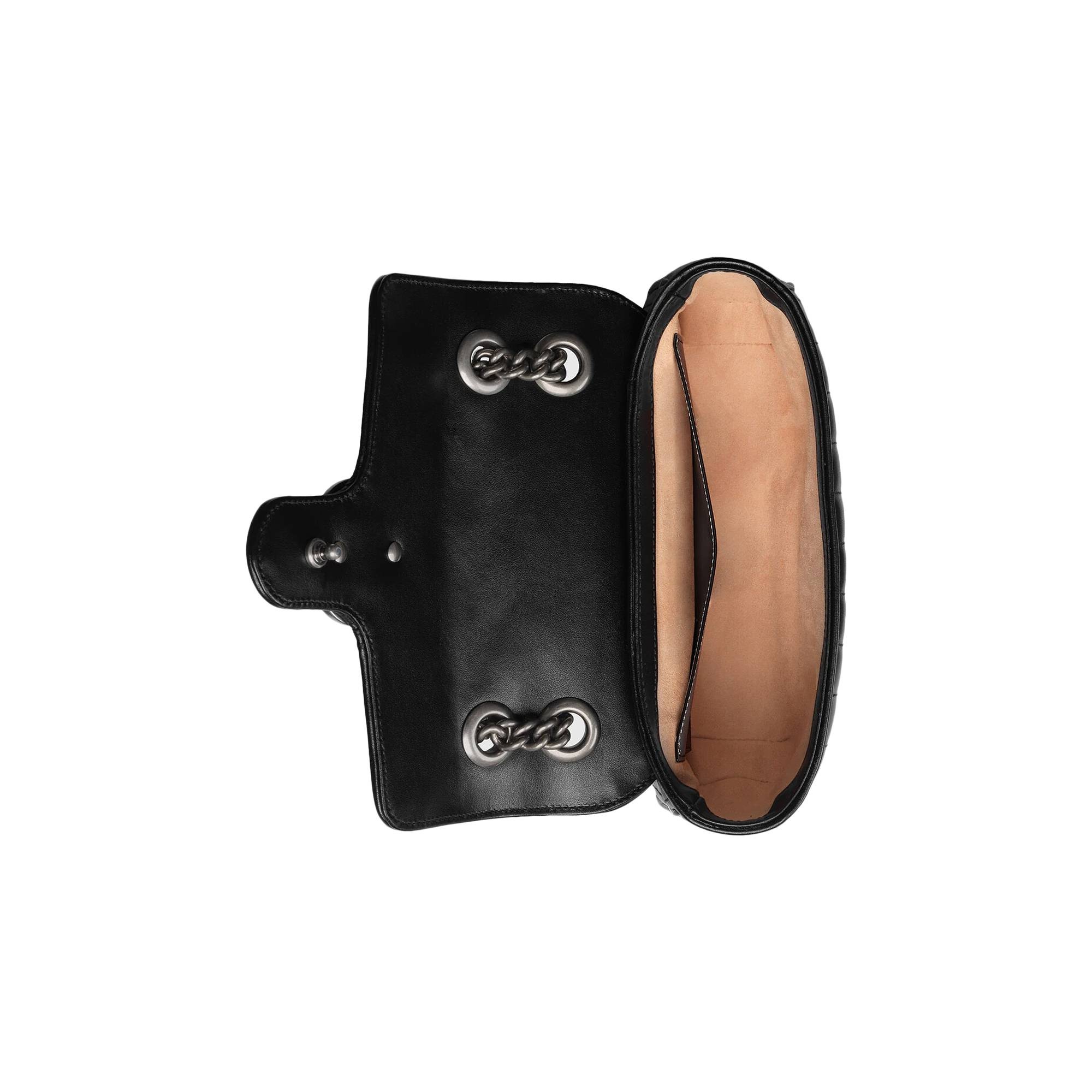 Gucci GG Marmont Mini Shoulder Bag 'Black' - 3