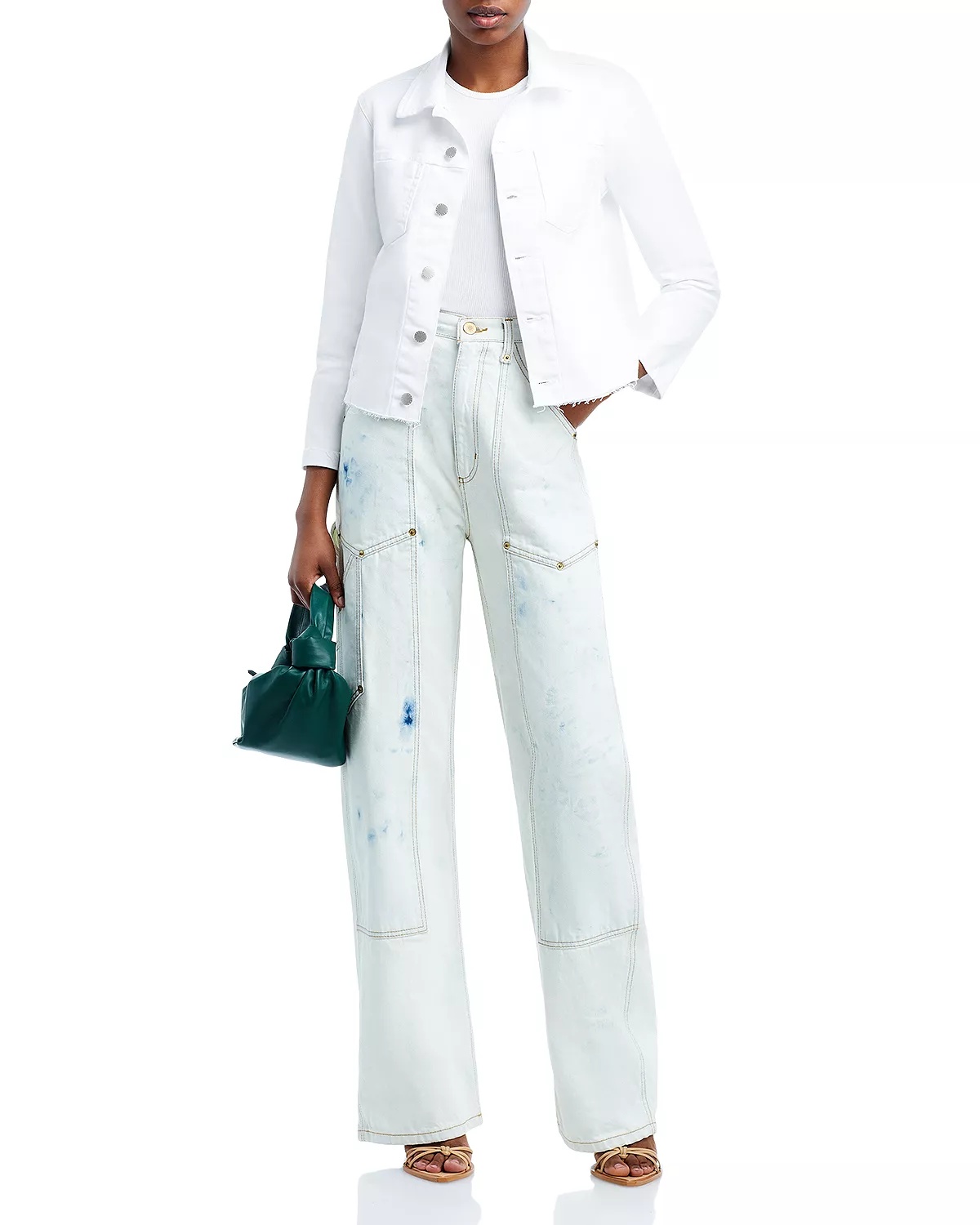 Janelle Slim-Fit Raw Denim Jacket - 3