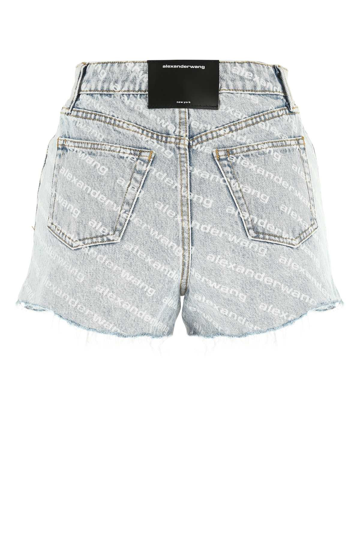 Alexander Wang Women Printed Denim Shorts - 2