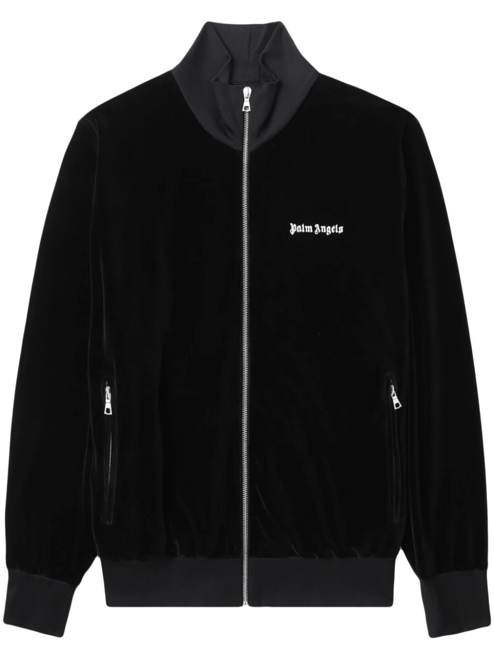 logo-print track jacket - 1