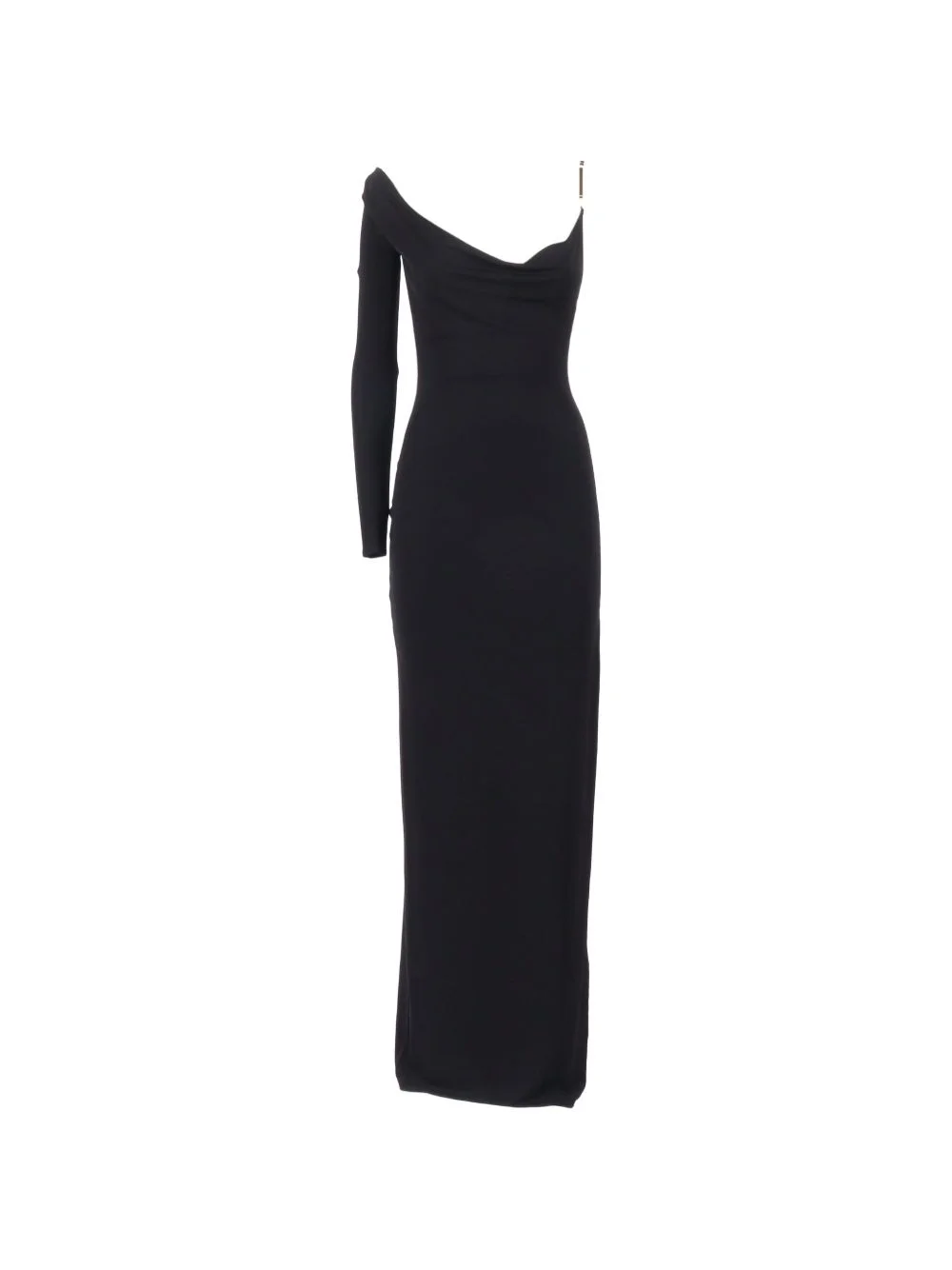 draped maxi dress - 1