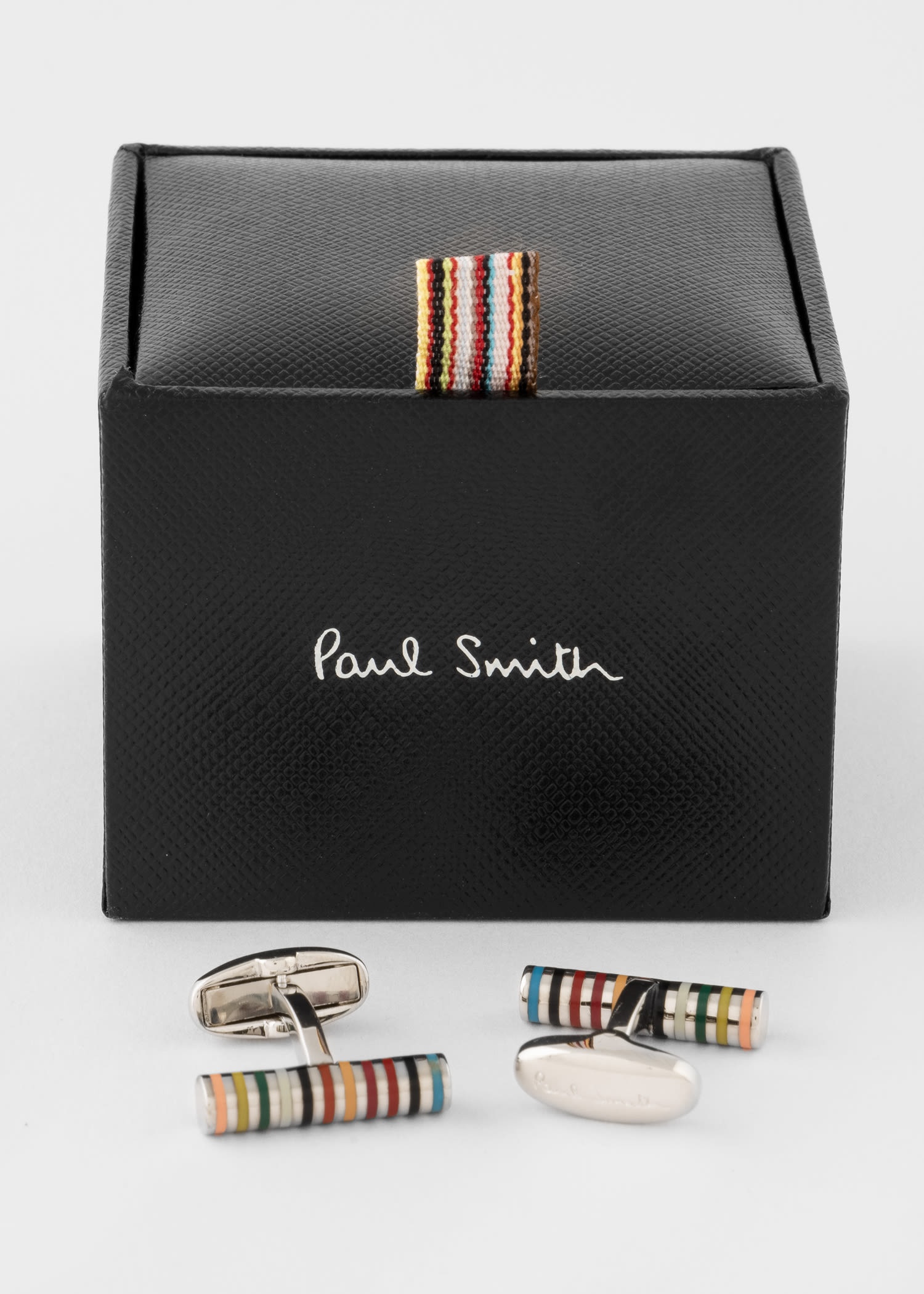 Cylinder Multistripe Cufflinks - 2