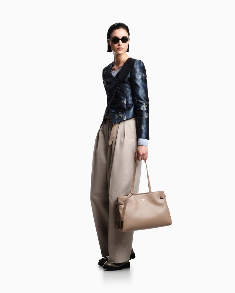 SMOOTH LEATHER HANDBAG 6