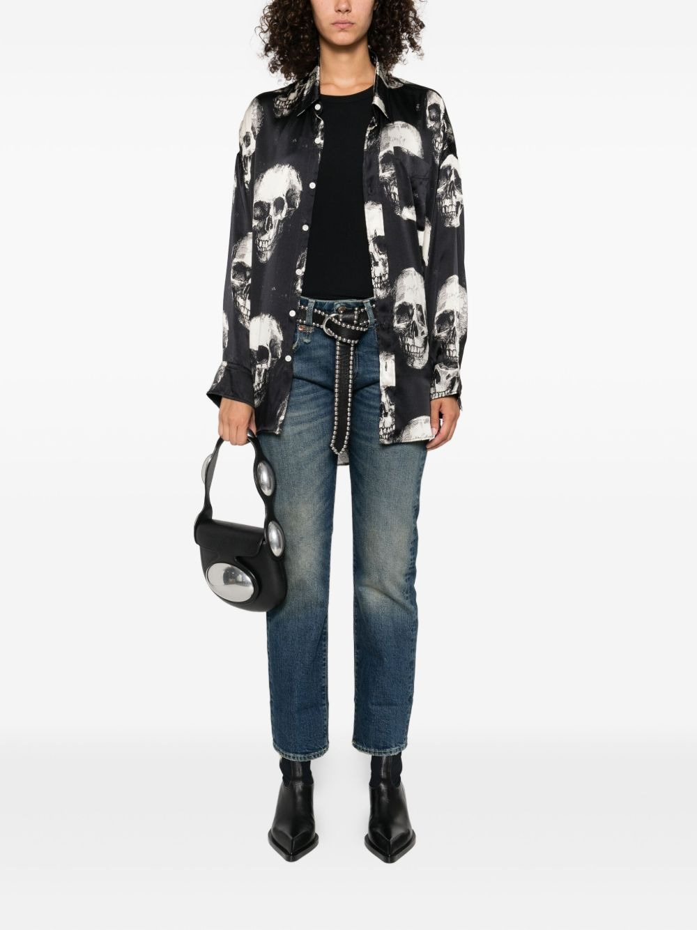five-pockets stretch jeans - 2