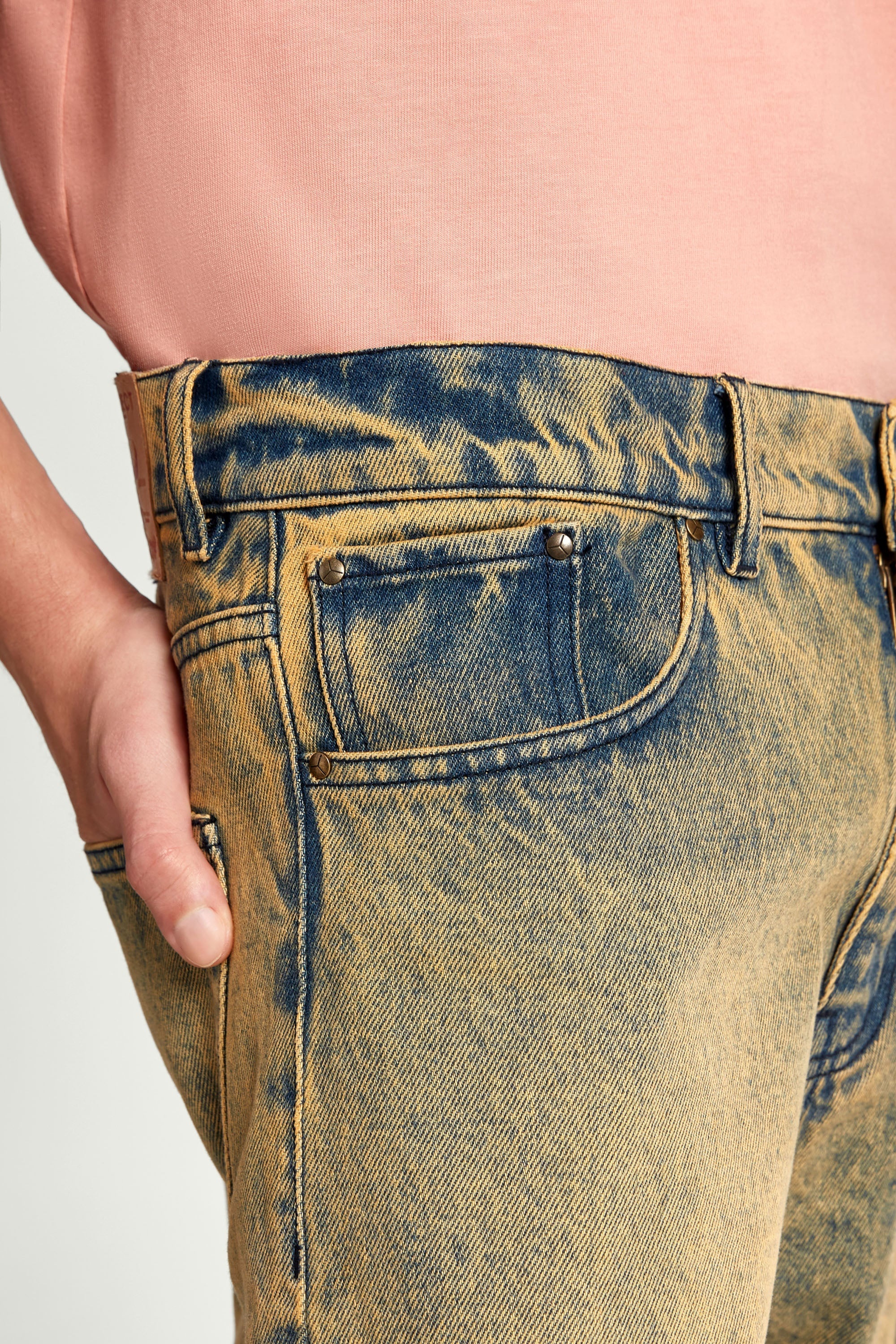Pinched Logo Jeans - 7