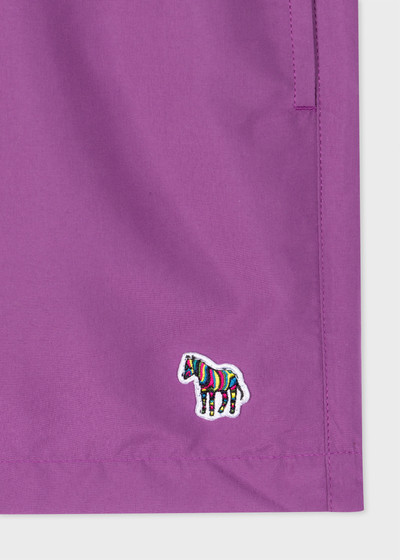 Paul Smith Purple Zebra Logo Swim Shorts outlook