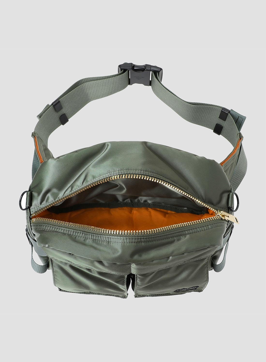 Porter-Yoshida & Co Tanker Waist Bag in Sage Green - 3