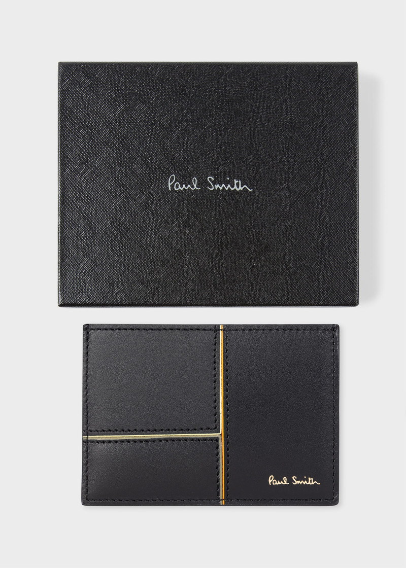 Panelled Leather Card Holder 5