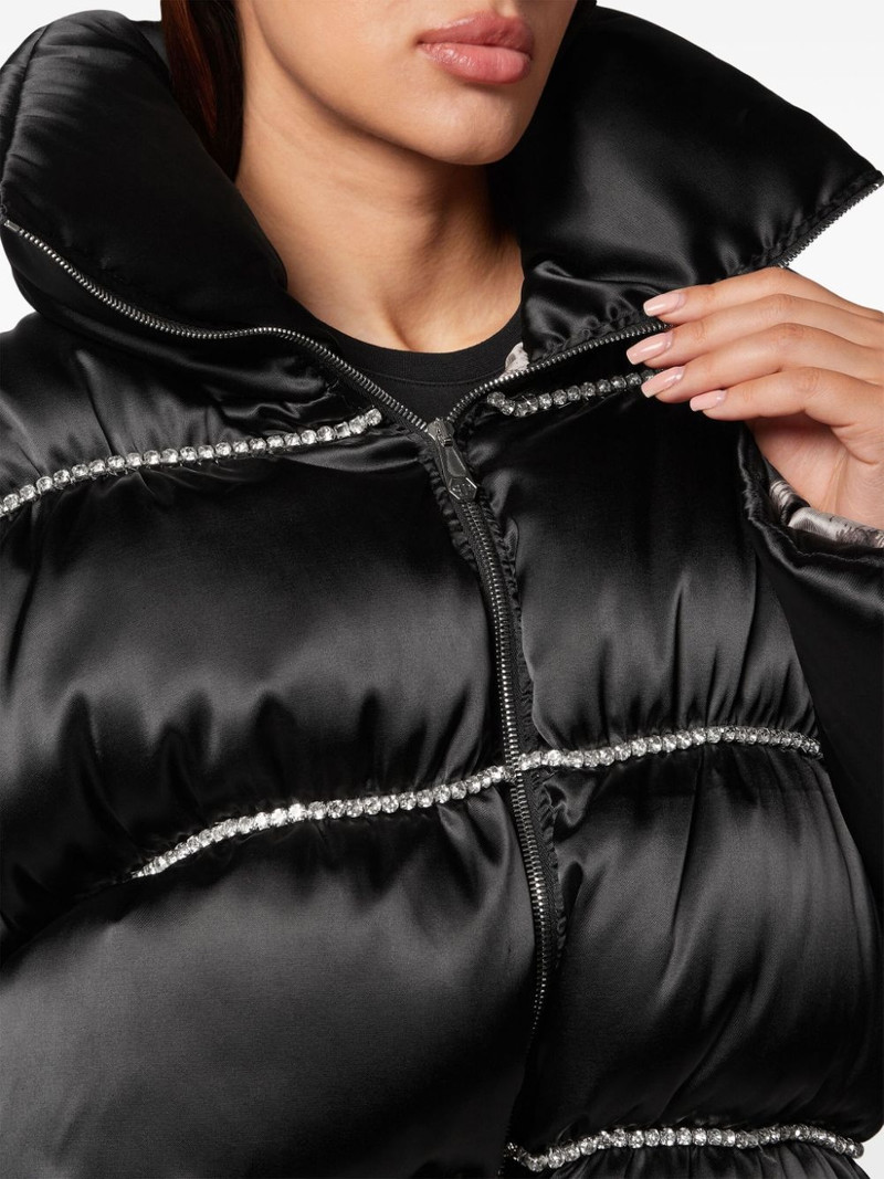 crystal-embellished down jacket 4