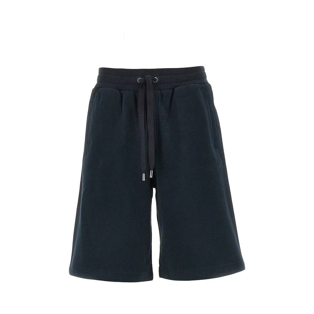 SWEATSHORTS WITH LOGO PATCH - 1