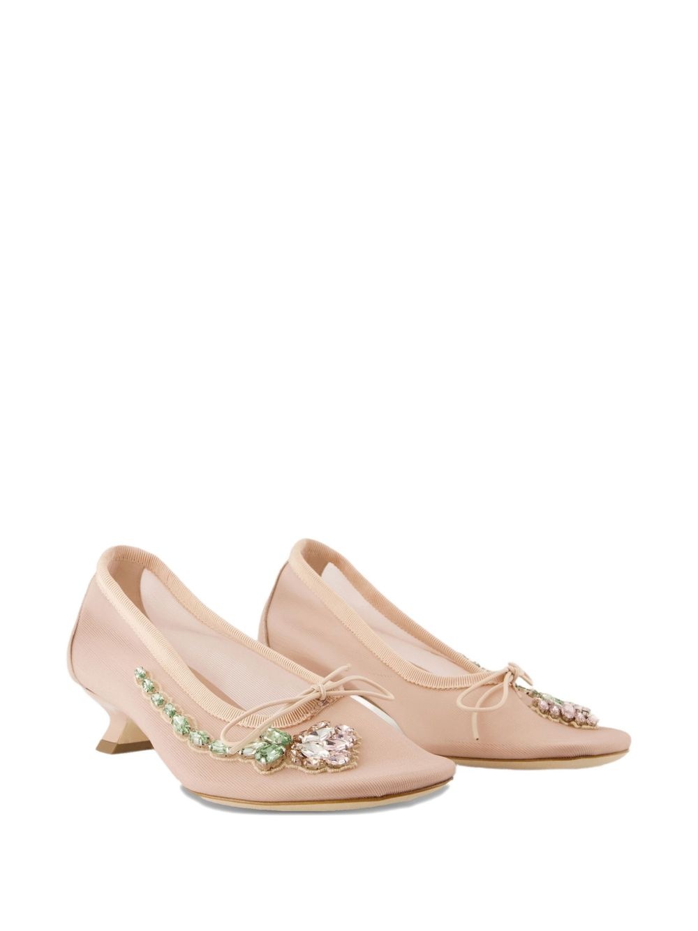 30mm crystal-embellished pumps - 2