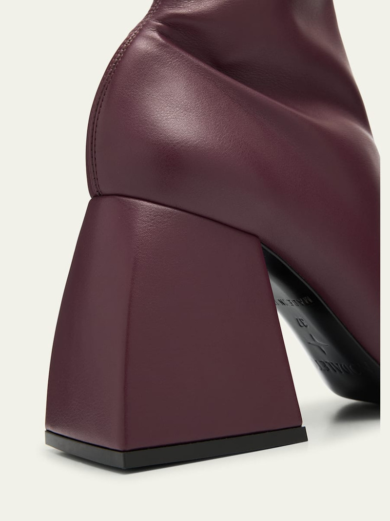 NODALETO Bulla Miula Leather Ankle Boots outlook