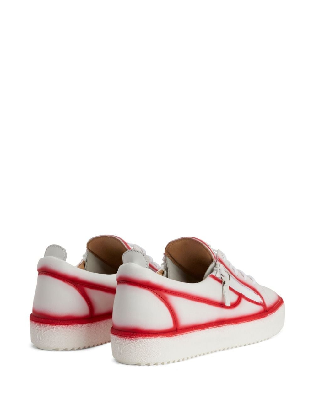Frankie seam-detail low-top sneakers - 3