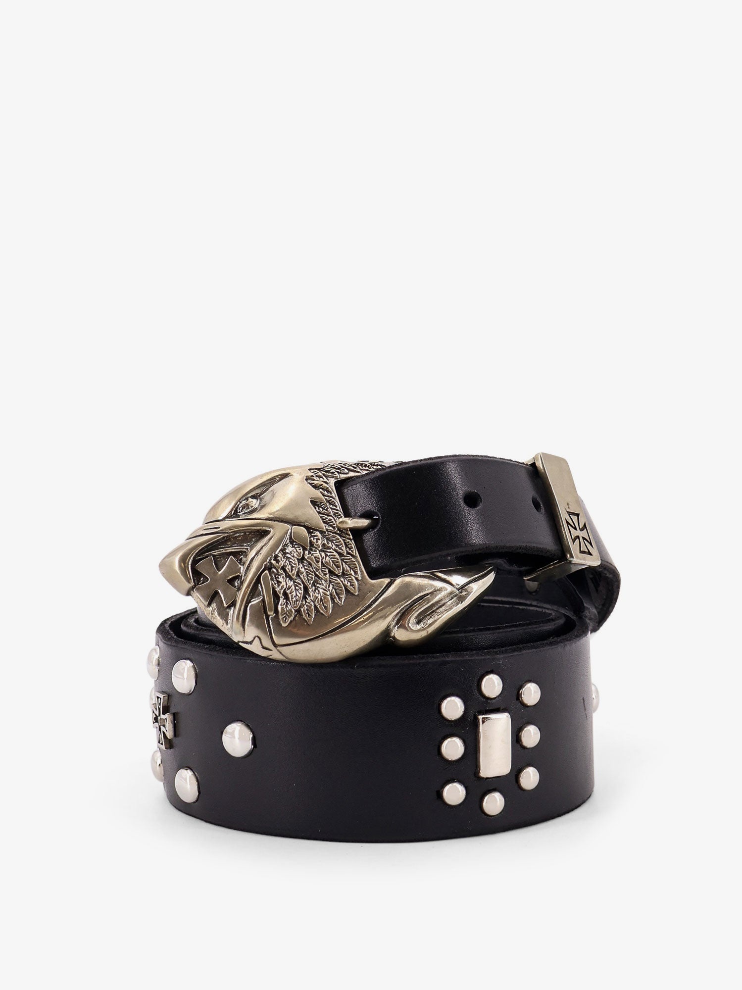 Enfants Riches Deprimes Eagle Petit Iron Leather Belt - 3