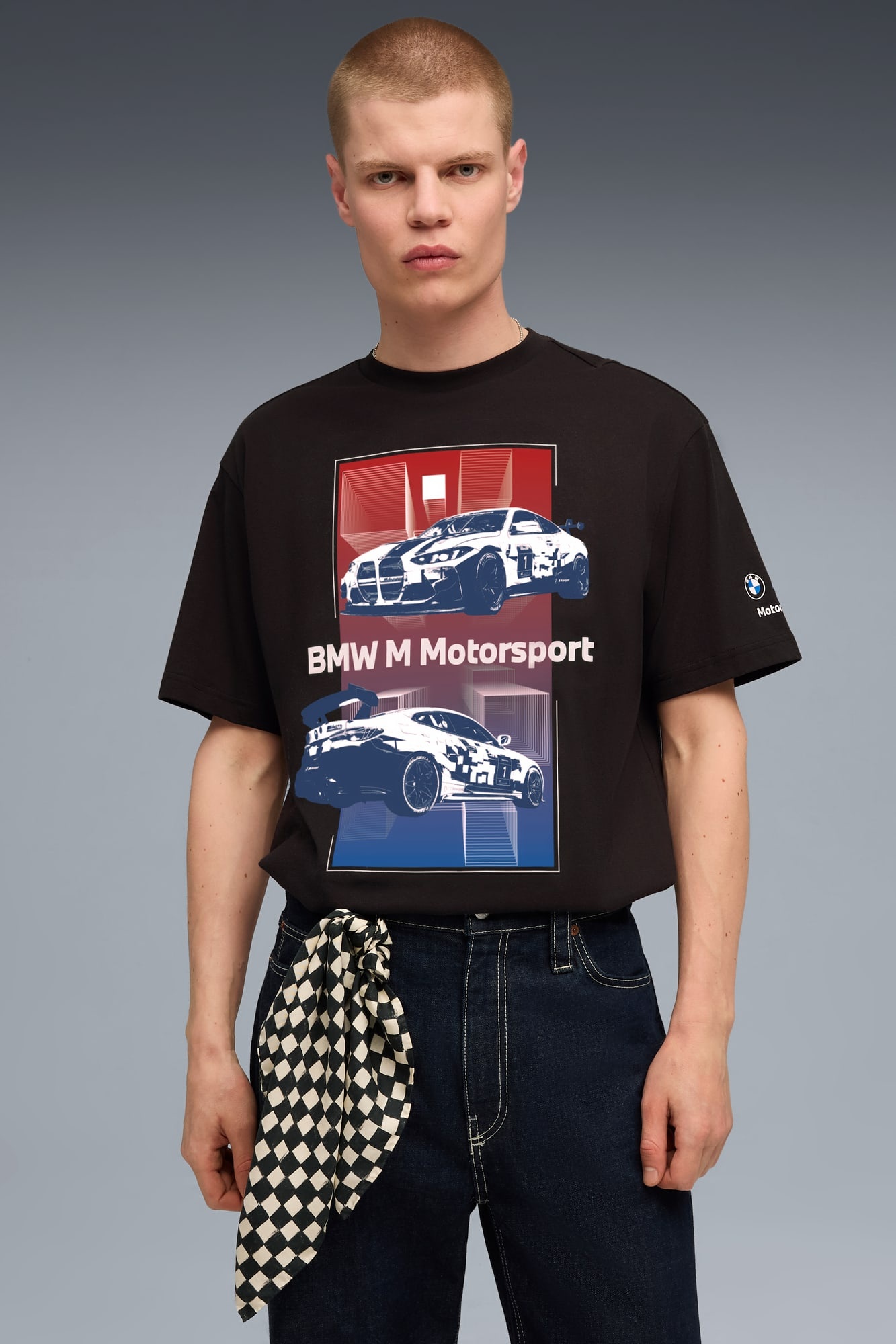 BMW M Motorsport Block Tee Men - 3