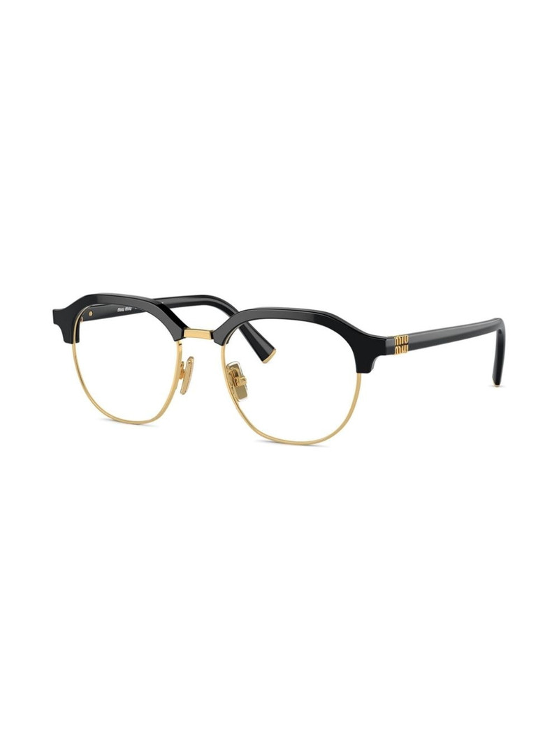 Miu Miu round-frame glasses outlook