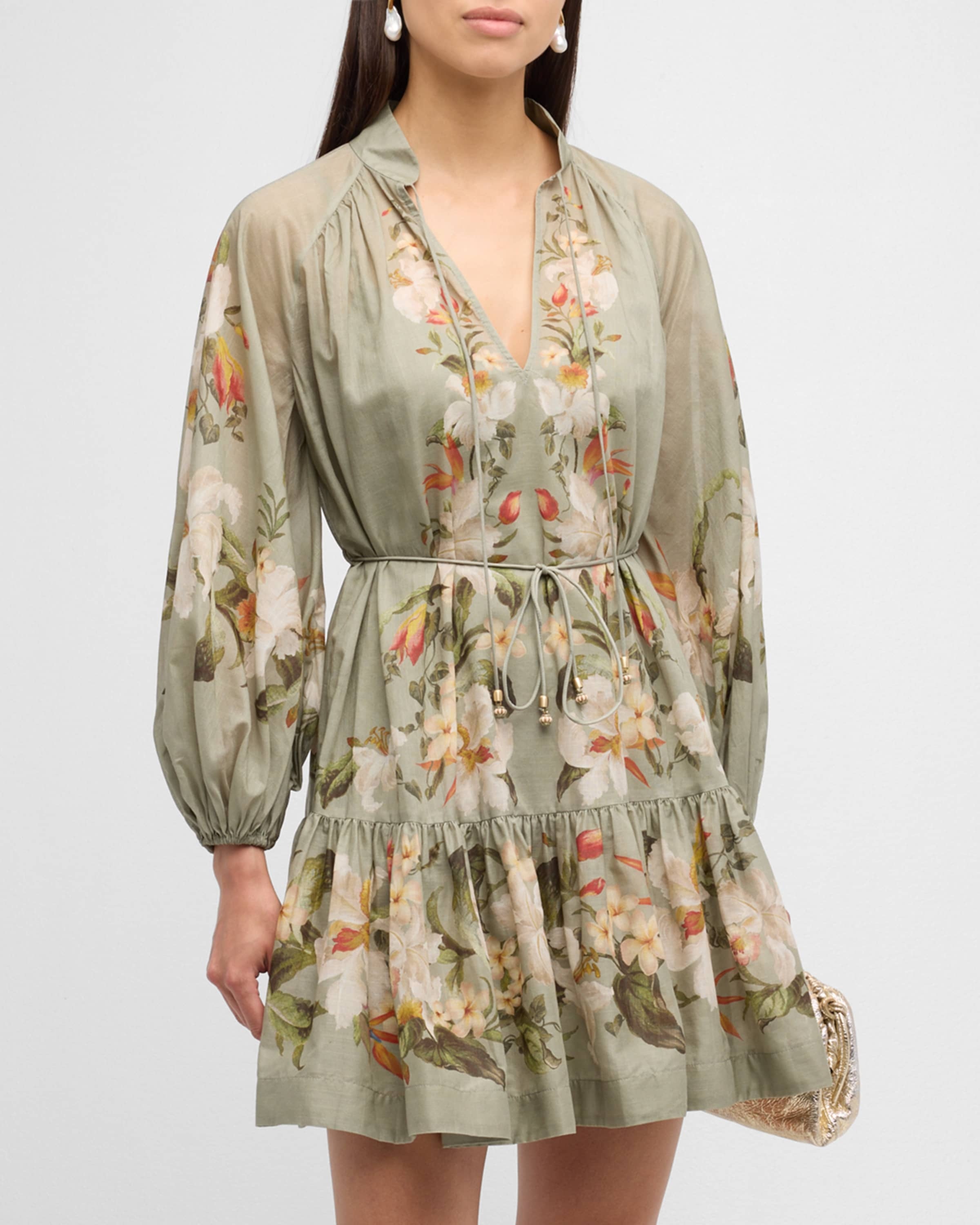 Lexi Floral Billow Mini Dress - 3