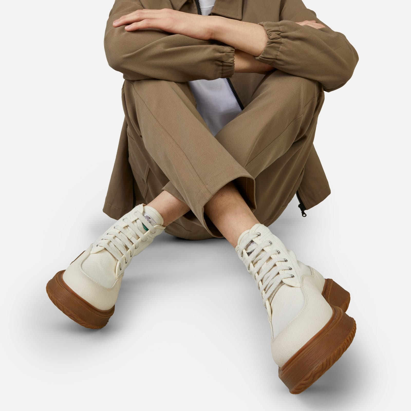 Hogan Untraditional Ankle Boots Beige - 6