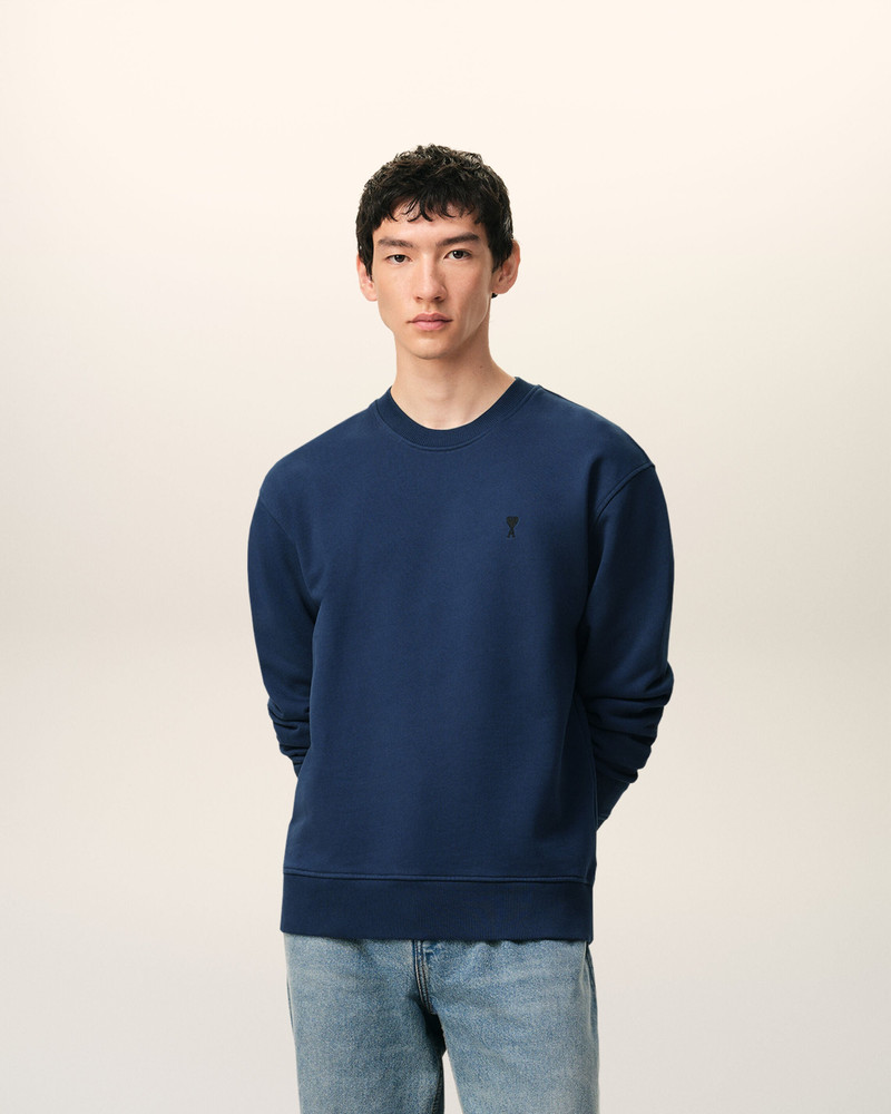 AMI Paris BLUE COTTON AMI DE COEUR SWEATSHIRT outlook
