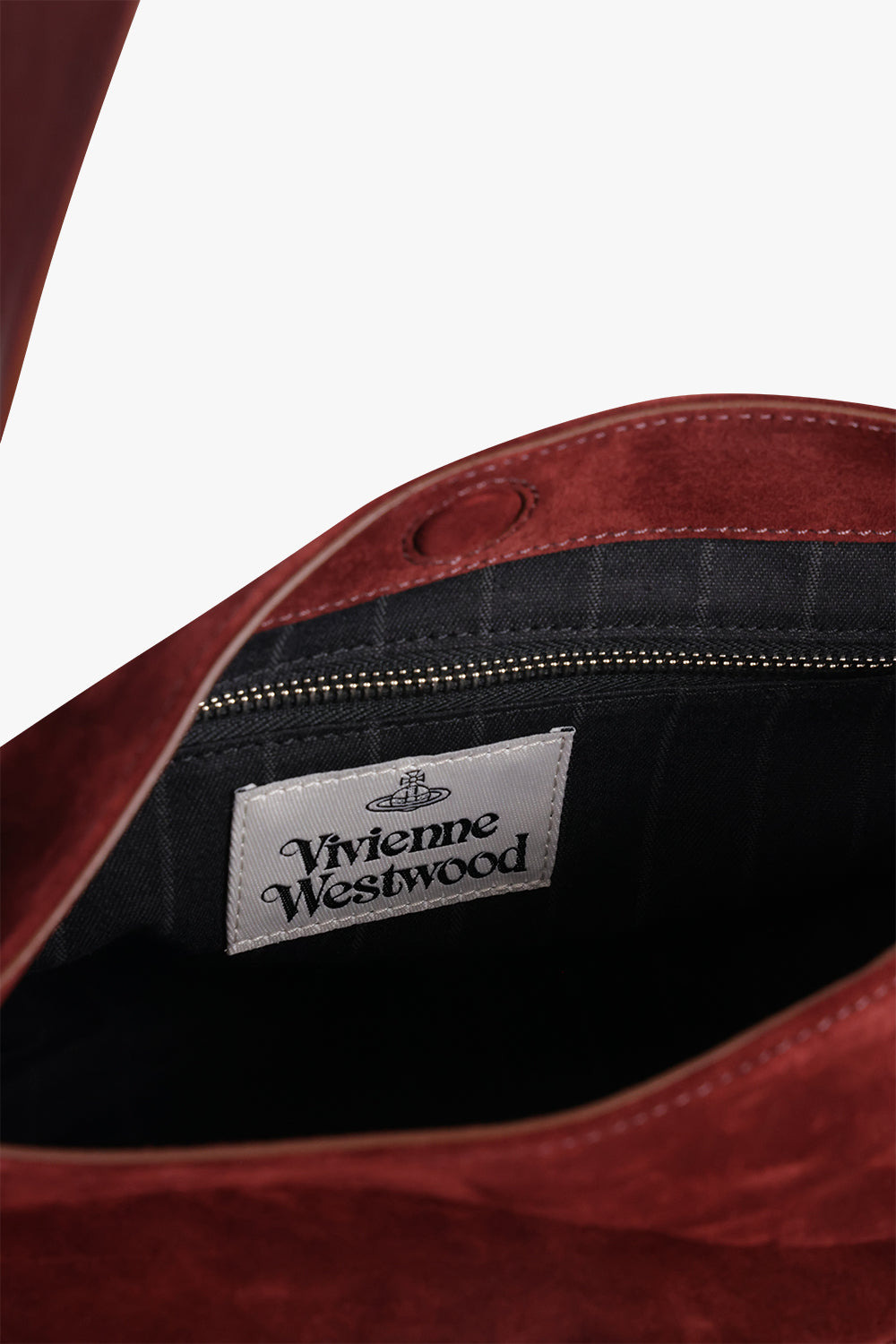 MAXIME SMALL SUEDE CROSSBODY BAG | BURGUNDY - 3