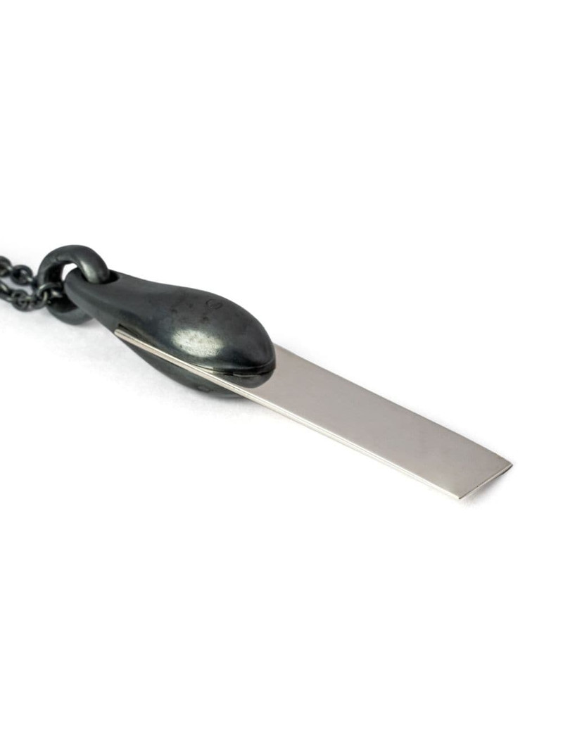Parts of Four Chrysalis sterling silver necklace outlook