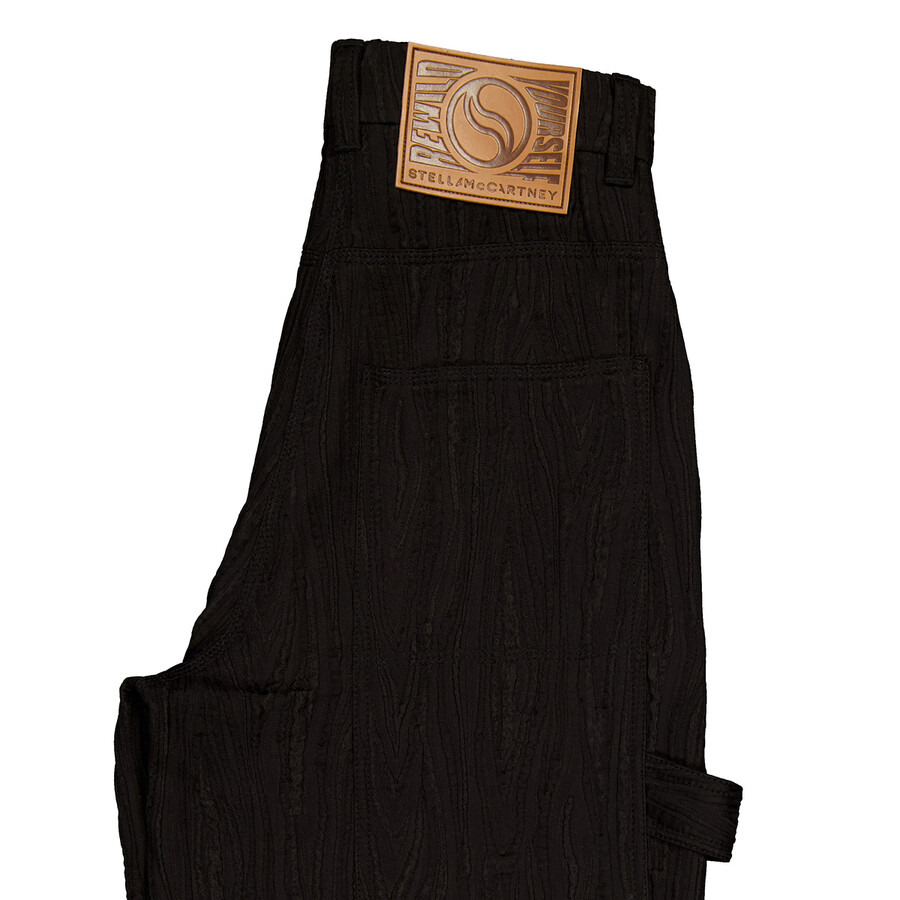 Stella Mccartney Net Sustain Organic Cotton-Blend Jacquard Pants - 7