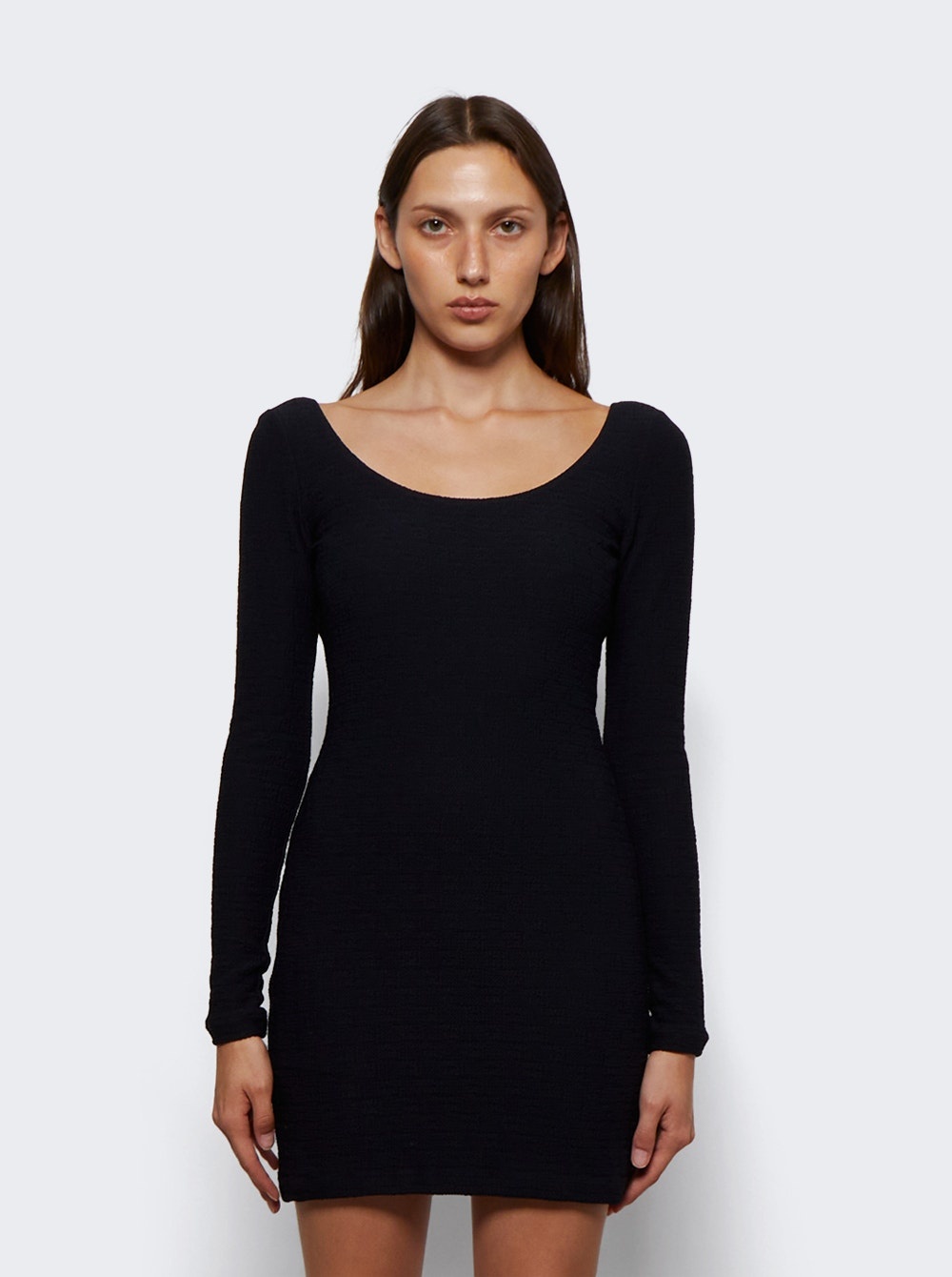 Long Sleeve Dress Black - 3