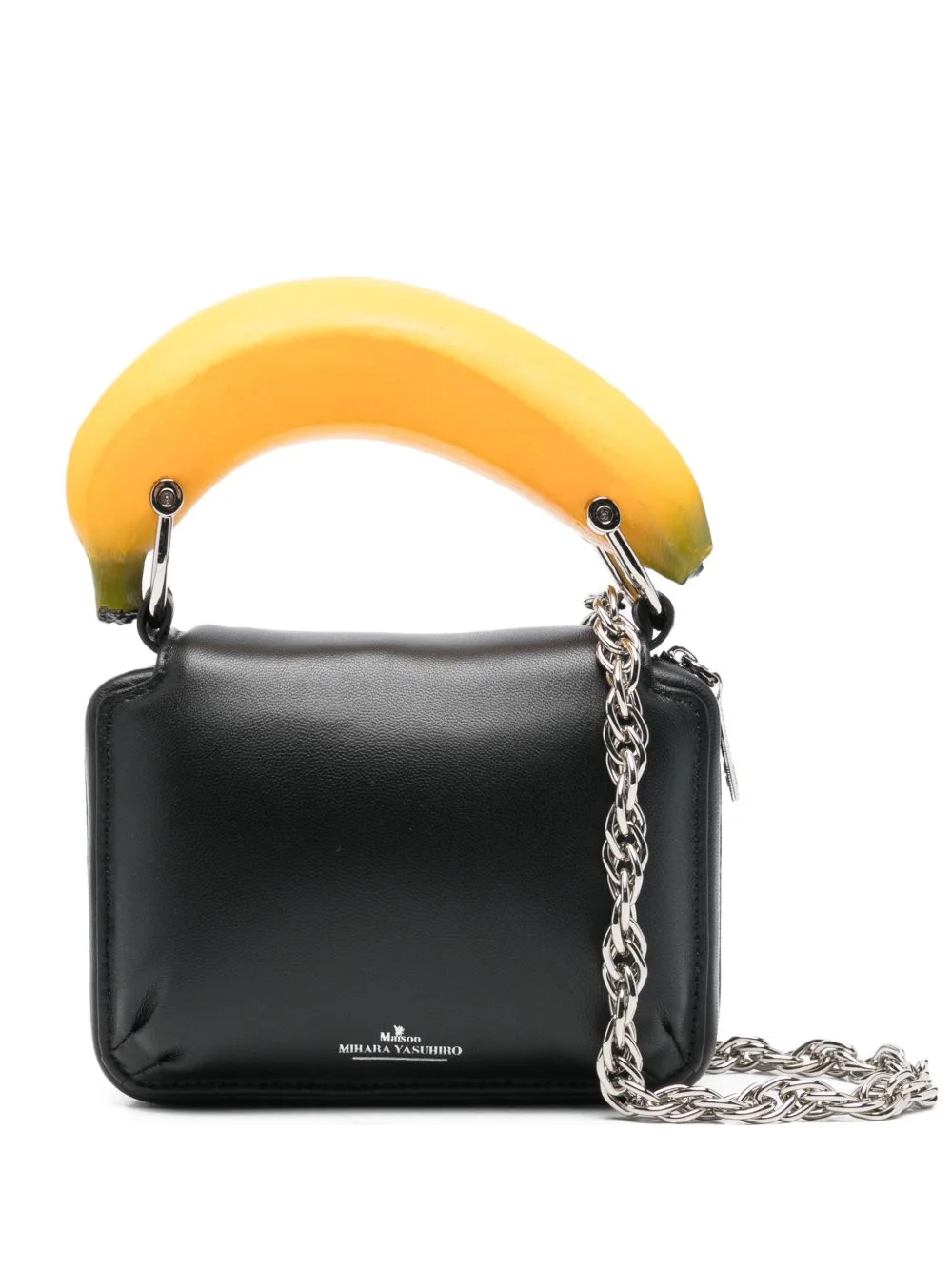 banana-handle chain tote bag - 1
