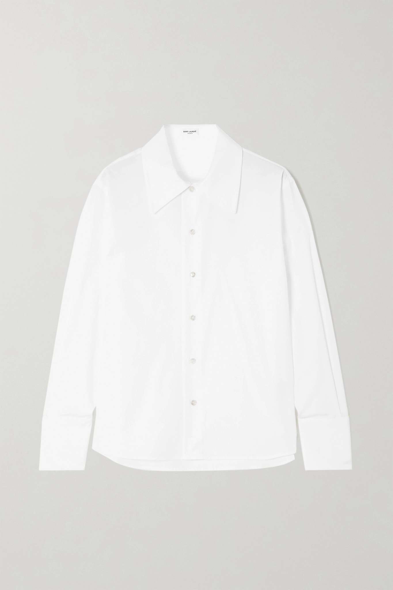 Cotton-poplin shirt - 1