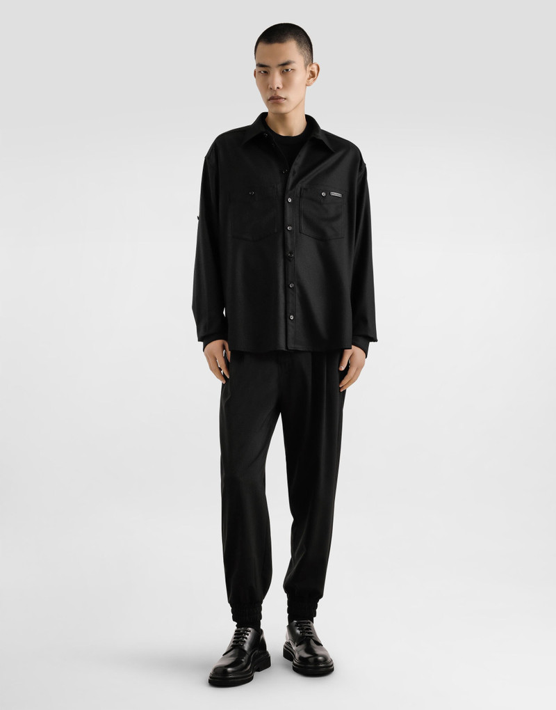 Dolce & Gabbana Oversized flannel shirt outlook