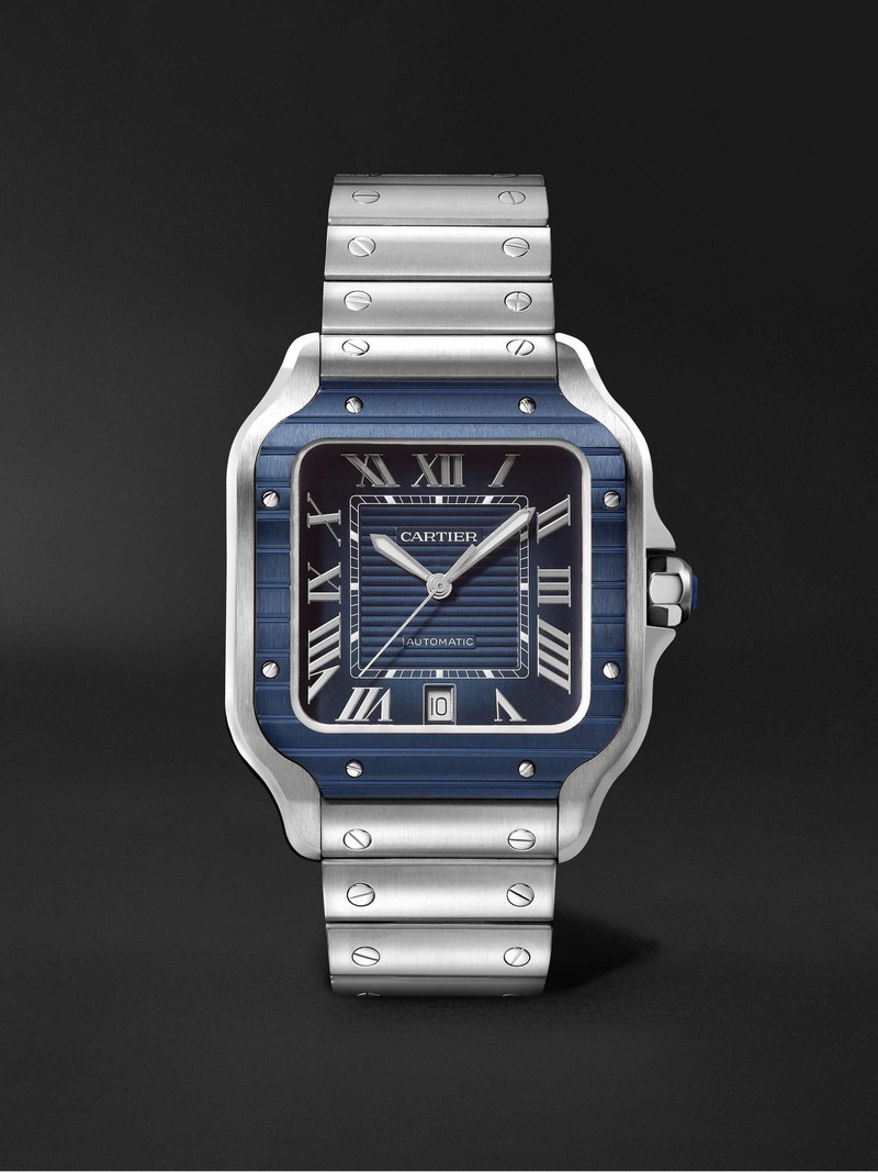 Santos de Cartier Automatic 39.8mm Stainless Steel and PVD-Coated Watch, Ref. No. CRWSSA0048 1