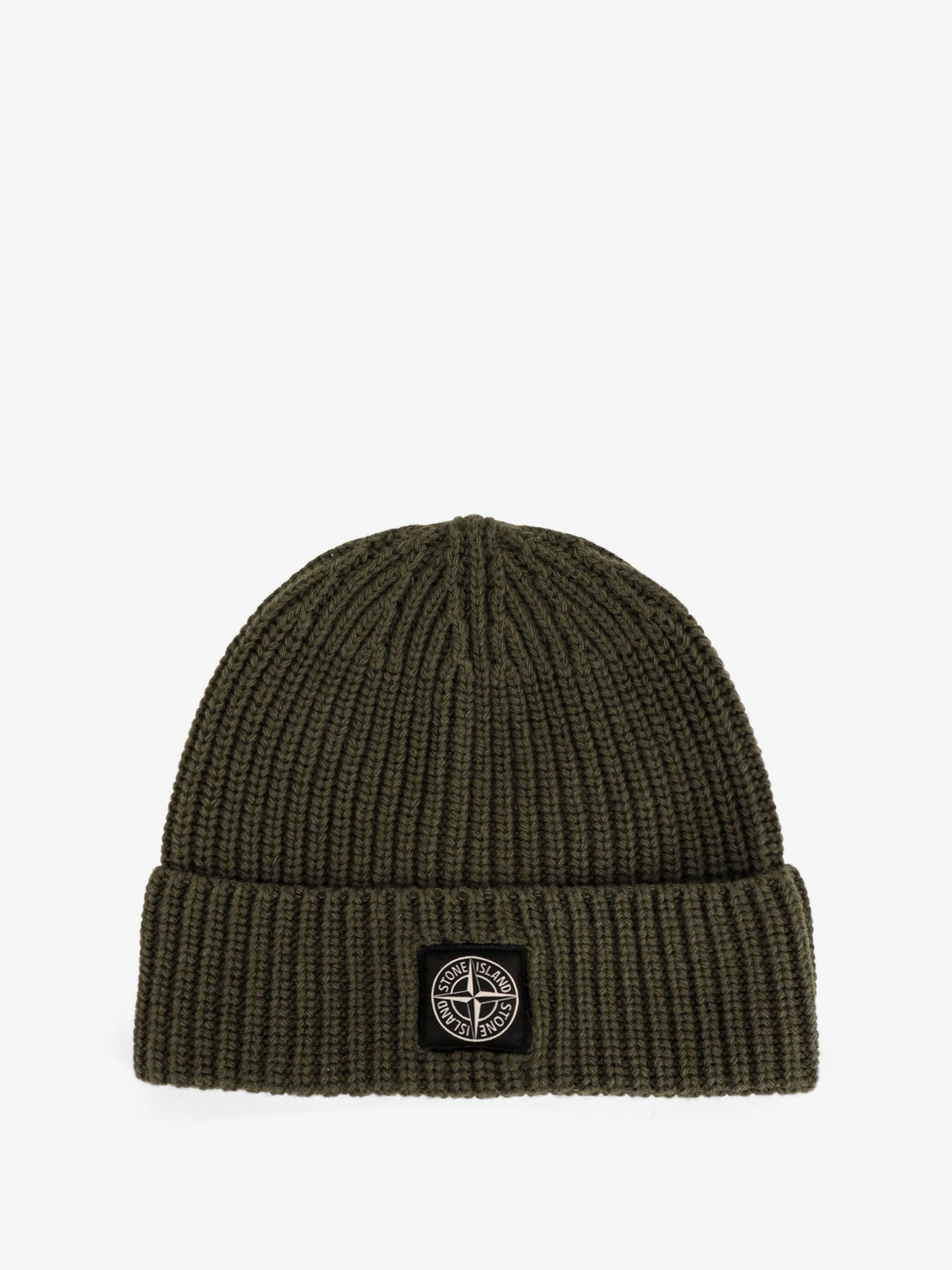 Stone Island Certified Virgin Wool Beanie Hat - 1